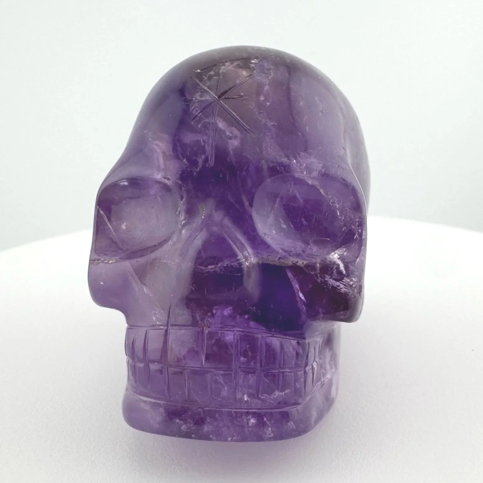 Leandro de Souza Amethyst with Citrine Skull