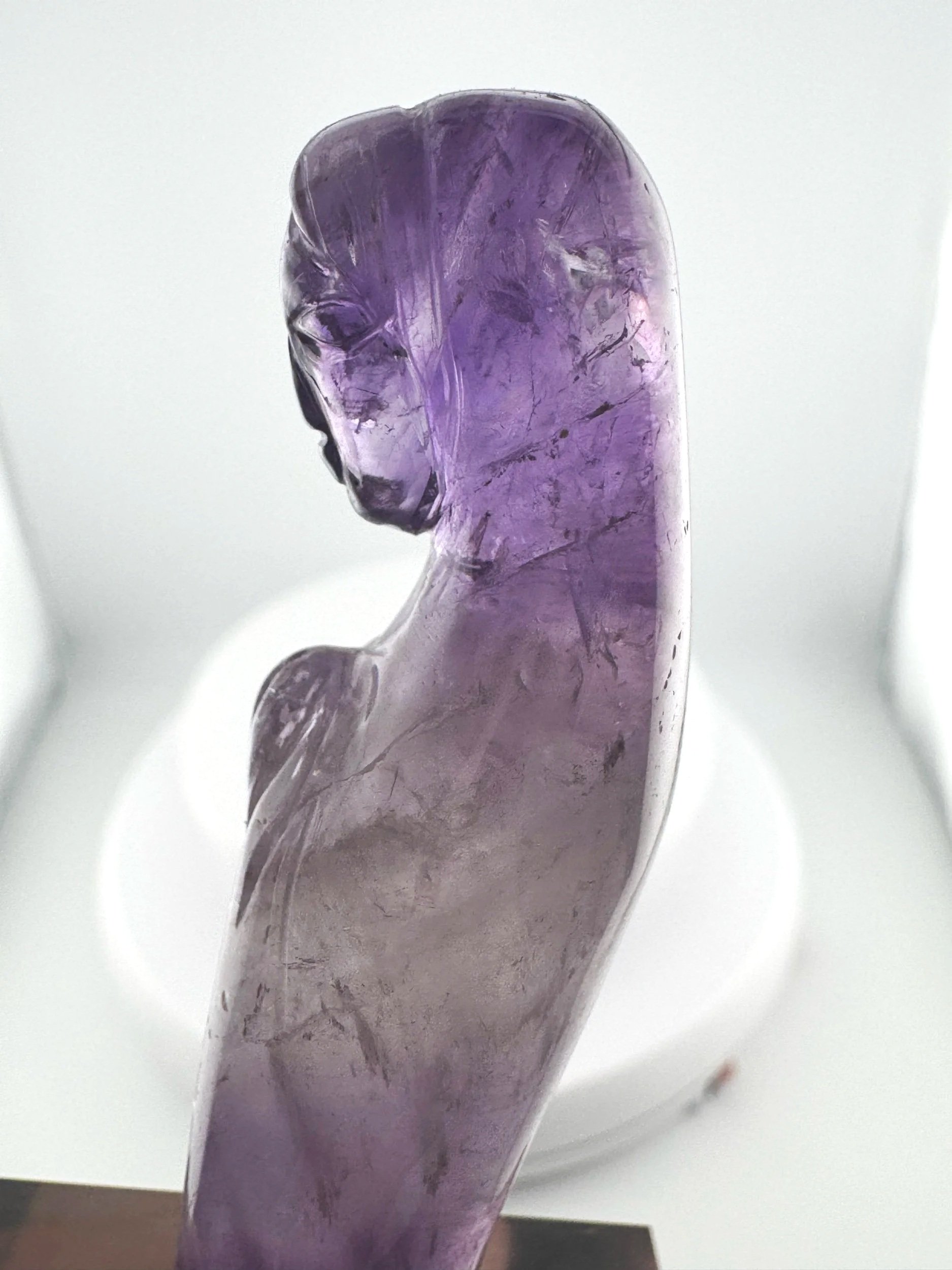 Leandro de Souza Phantom Amethyst Mother Mary Statuette