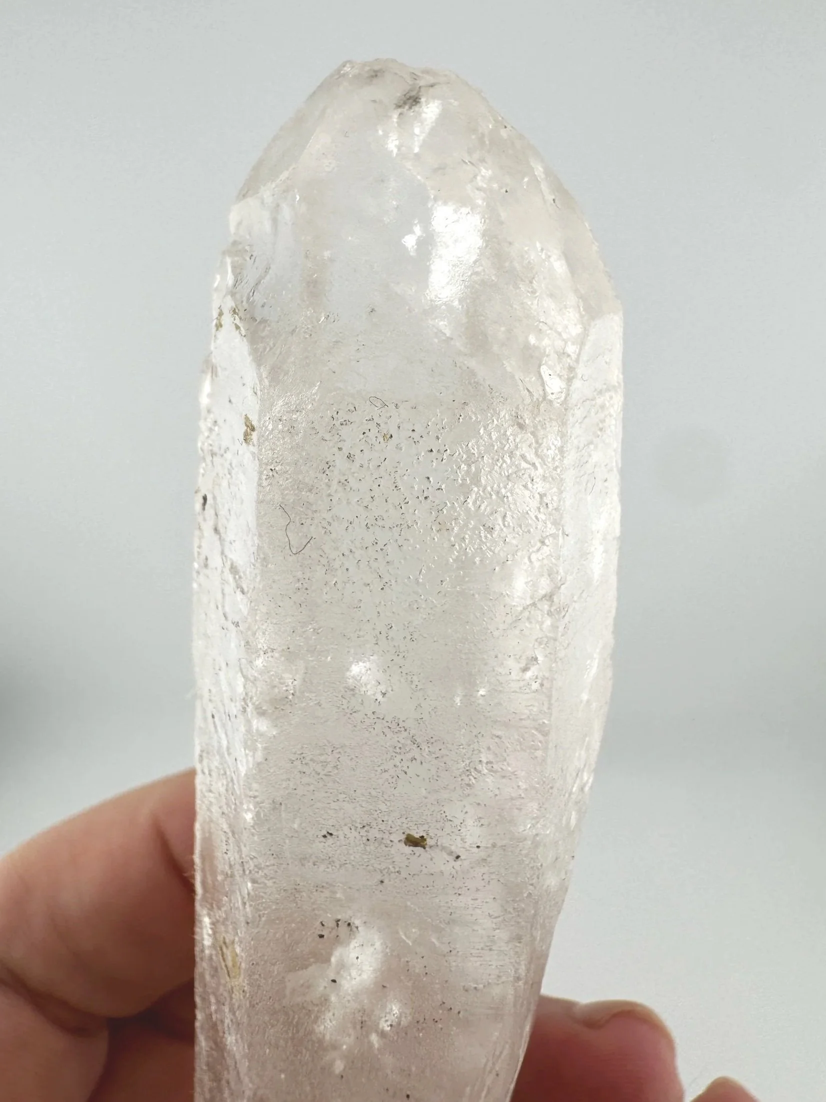 Leandro de Souza Cathedral Quartz Jesus Wand