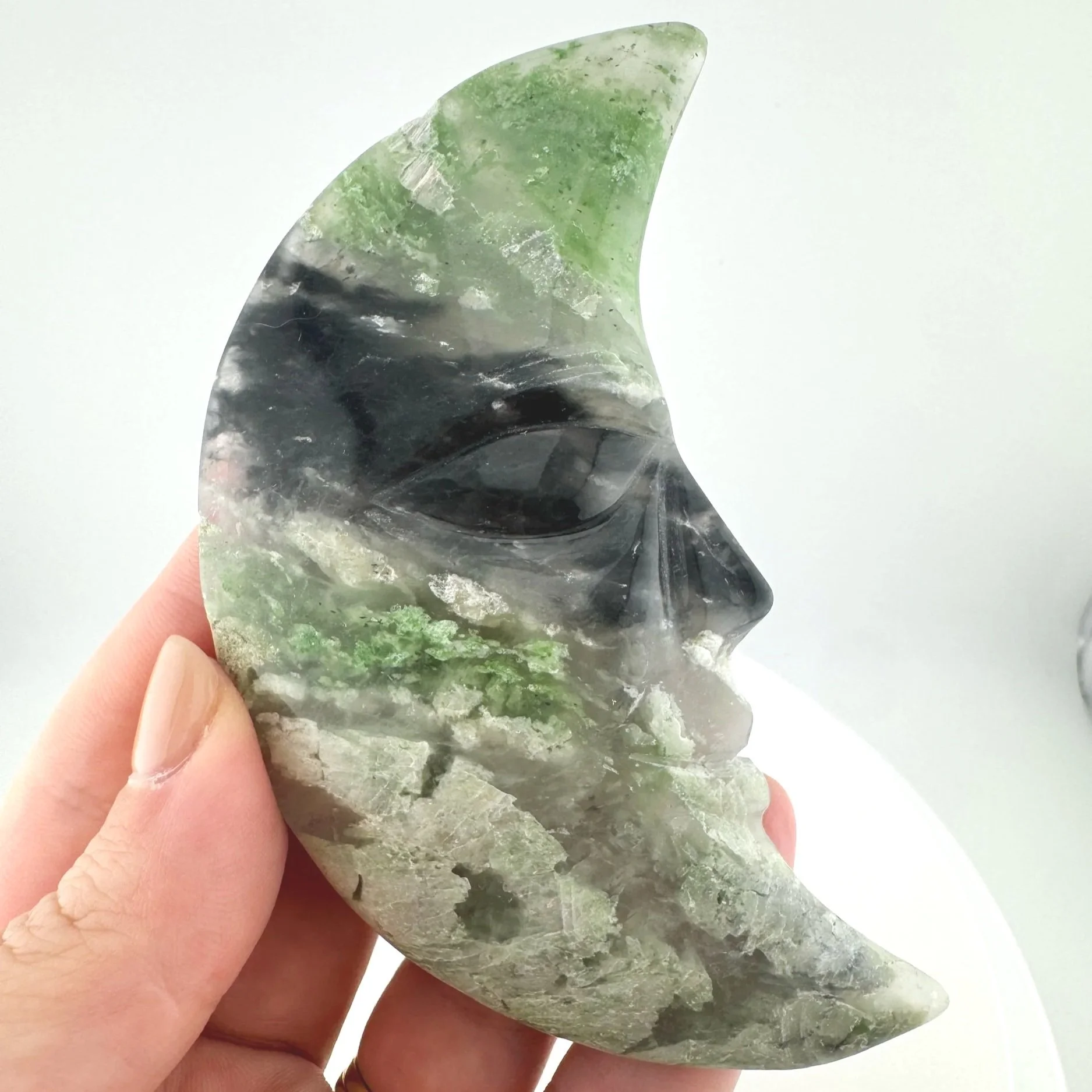 Leandro de Souza Chlorite Chalcedony Moon