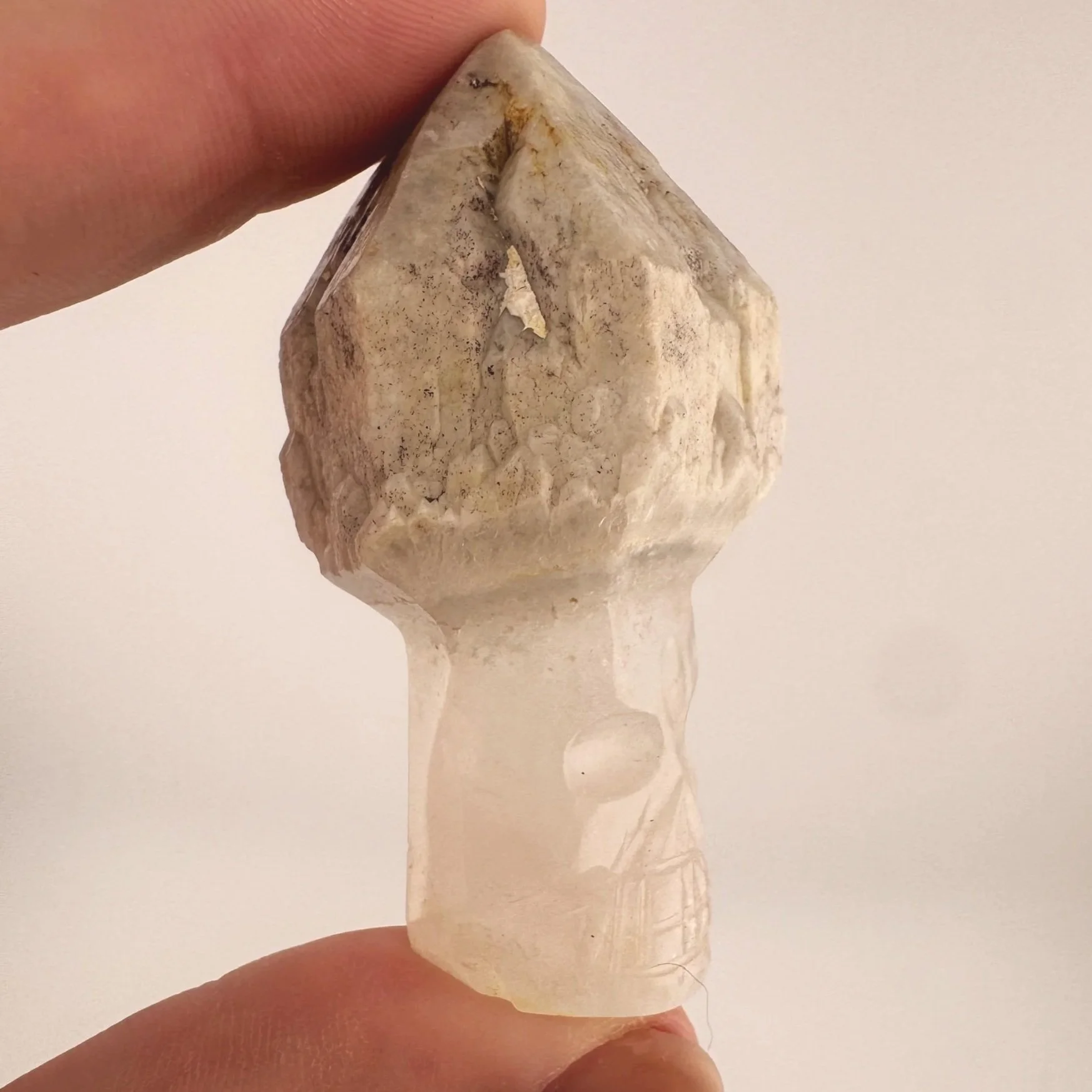 Igor de Souza Candle Quartz Shaman Skull