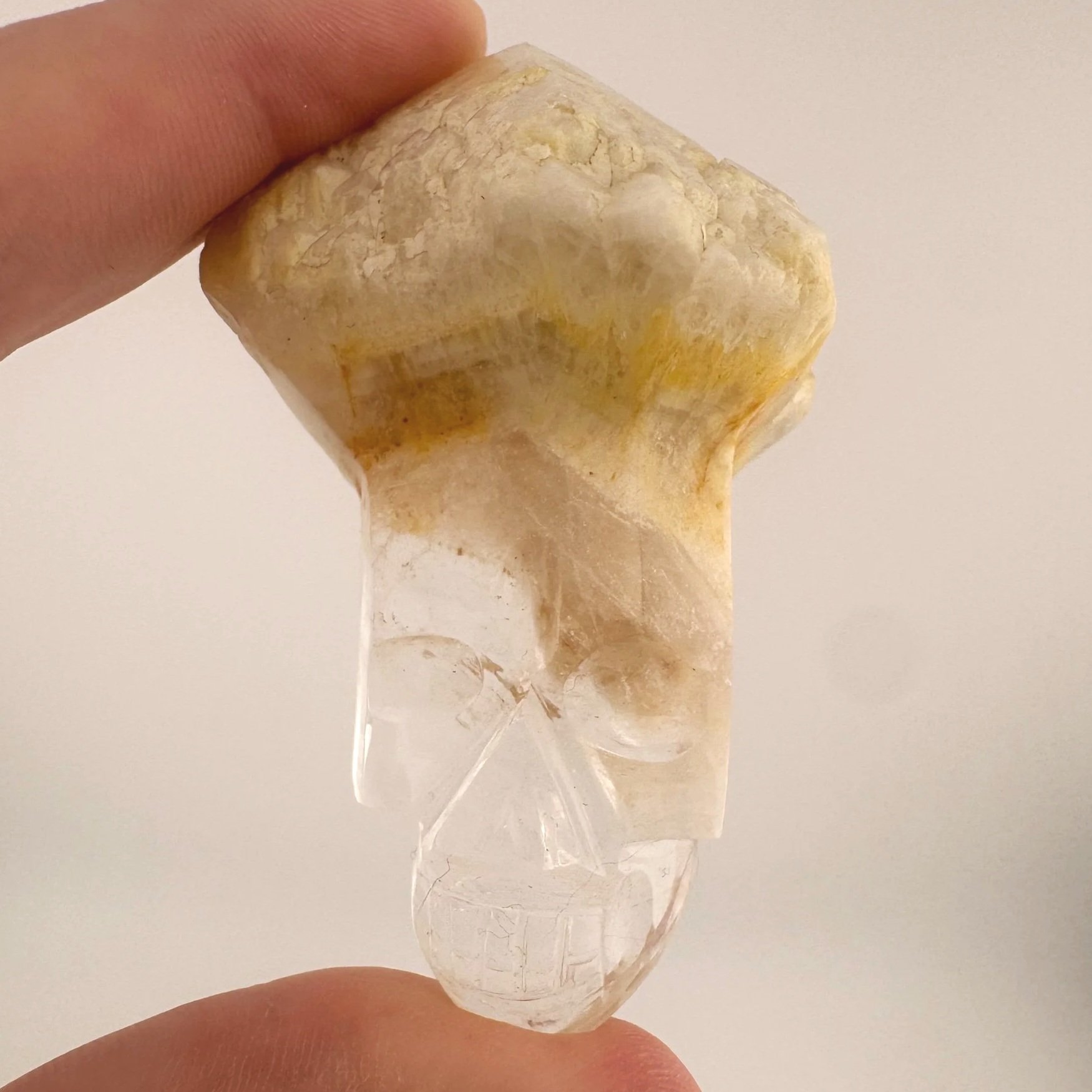 Igor de Souza Candle Quartz Shaman Skull
