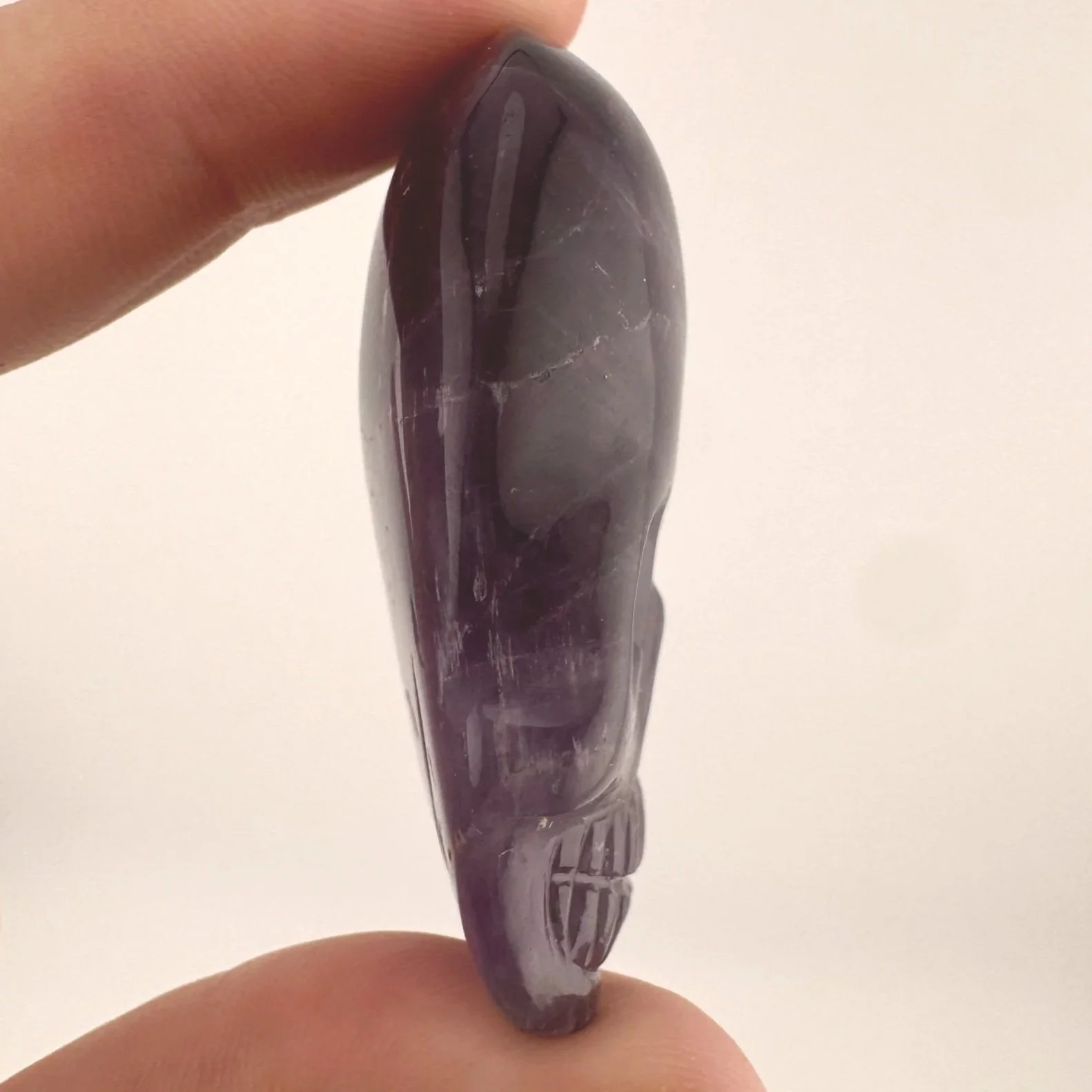 Leandro de Souza Amethyst Magical Child Palm Skull