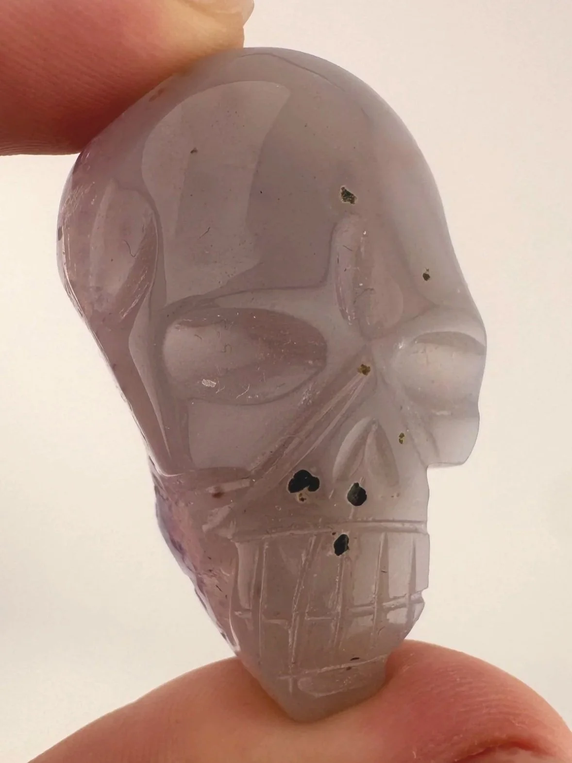 Igor de Souza Amethyst Geode Shaman Skull