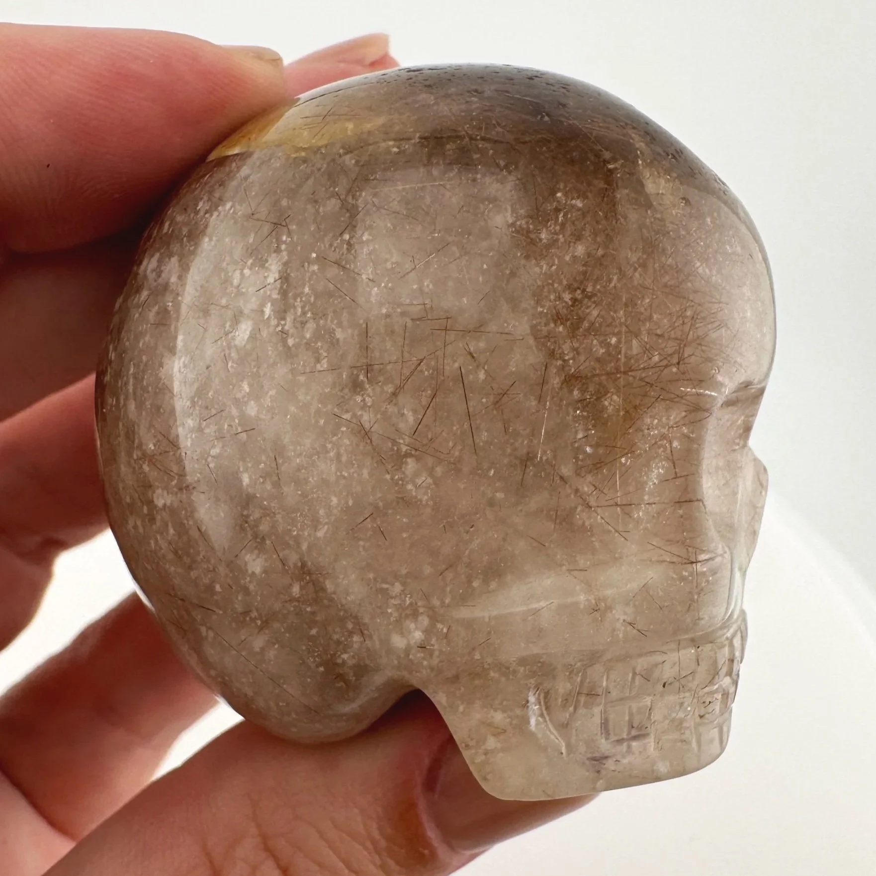 Leandro de Souza Red Rutile Magical Child Skull