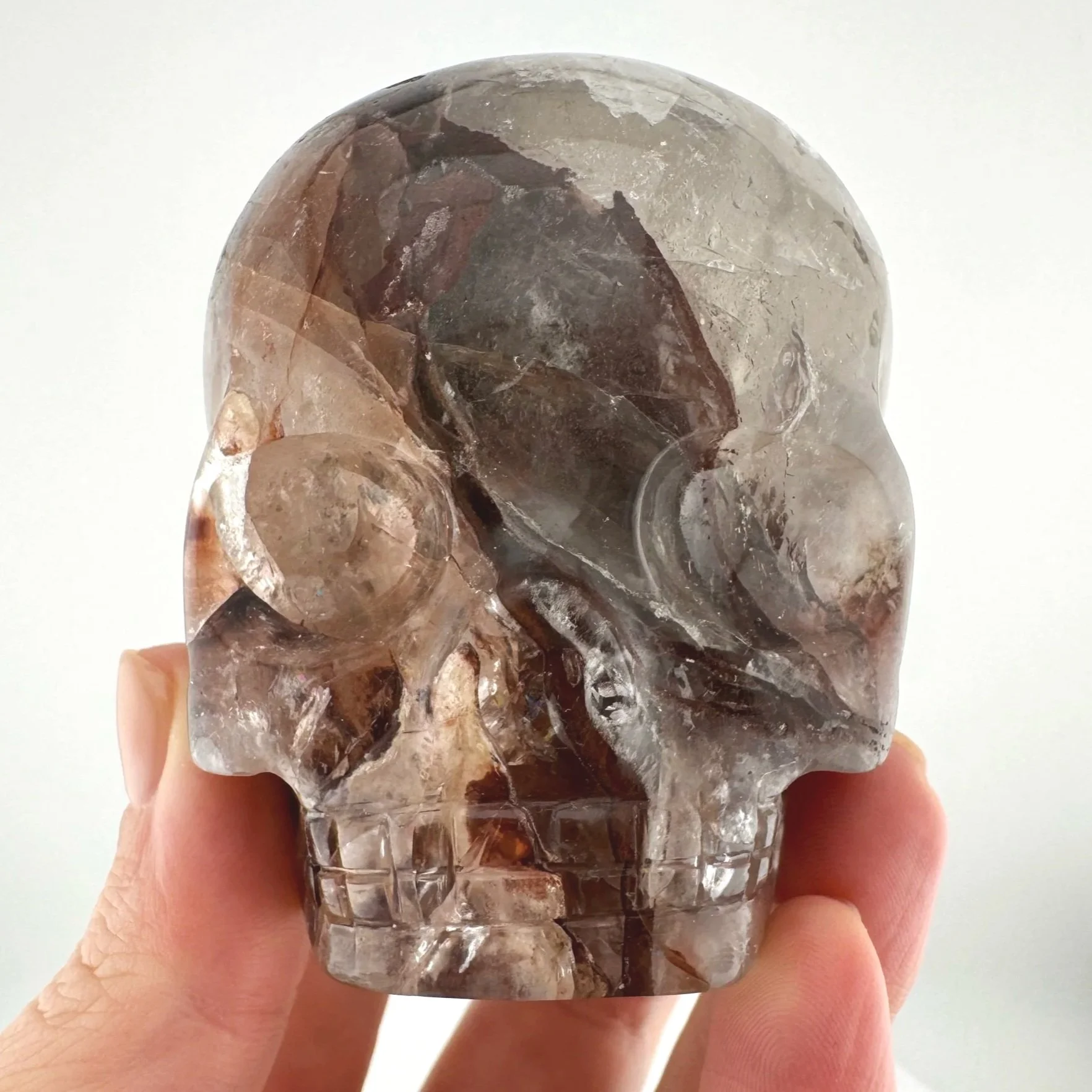 Leandro de Souza Hematoid Quartz Magical Child Skull