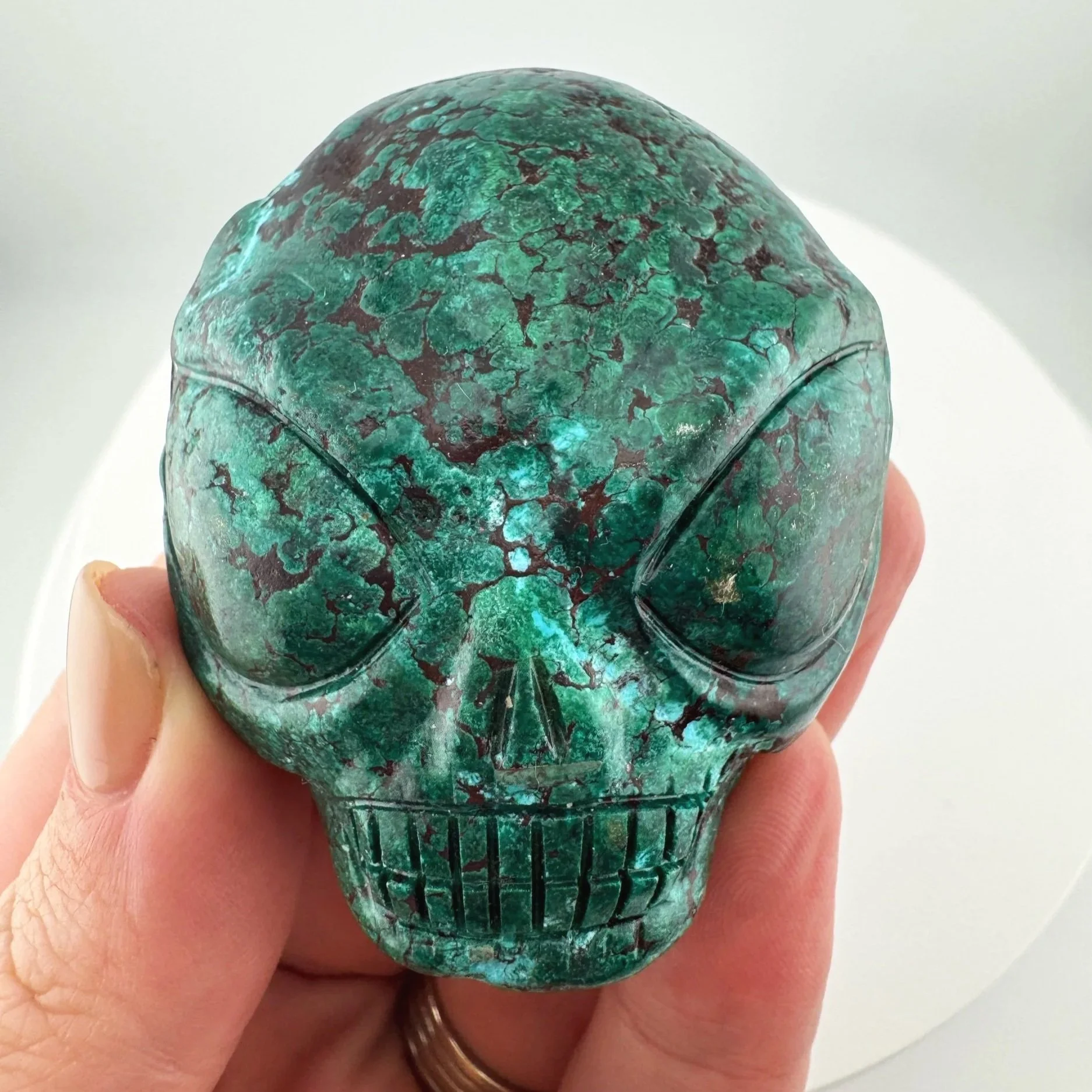 Leandro de Souza Malacholla Star Being Palm Skull