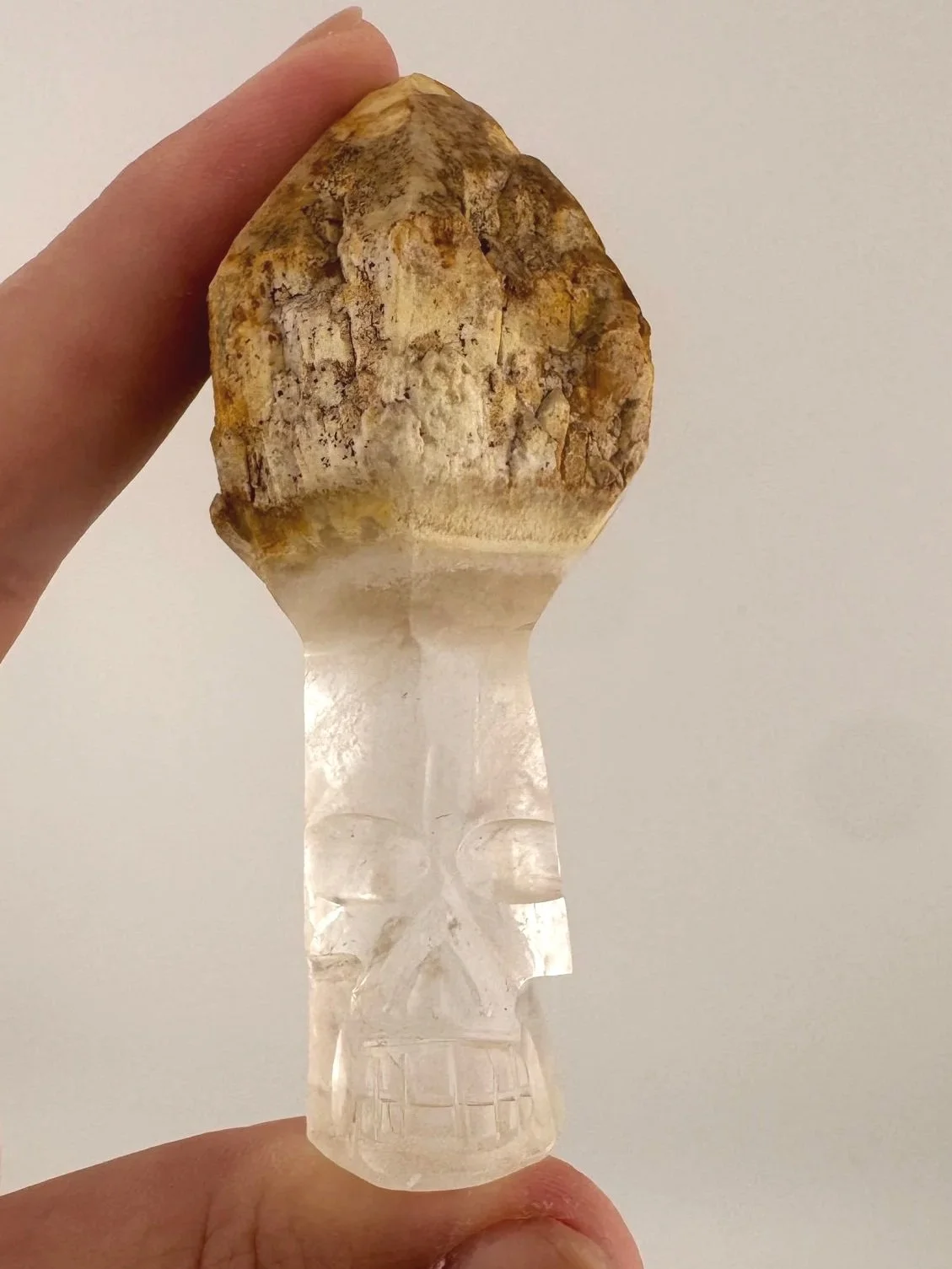 Igor de Souza Candle Quartz Shaman Skull
