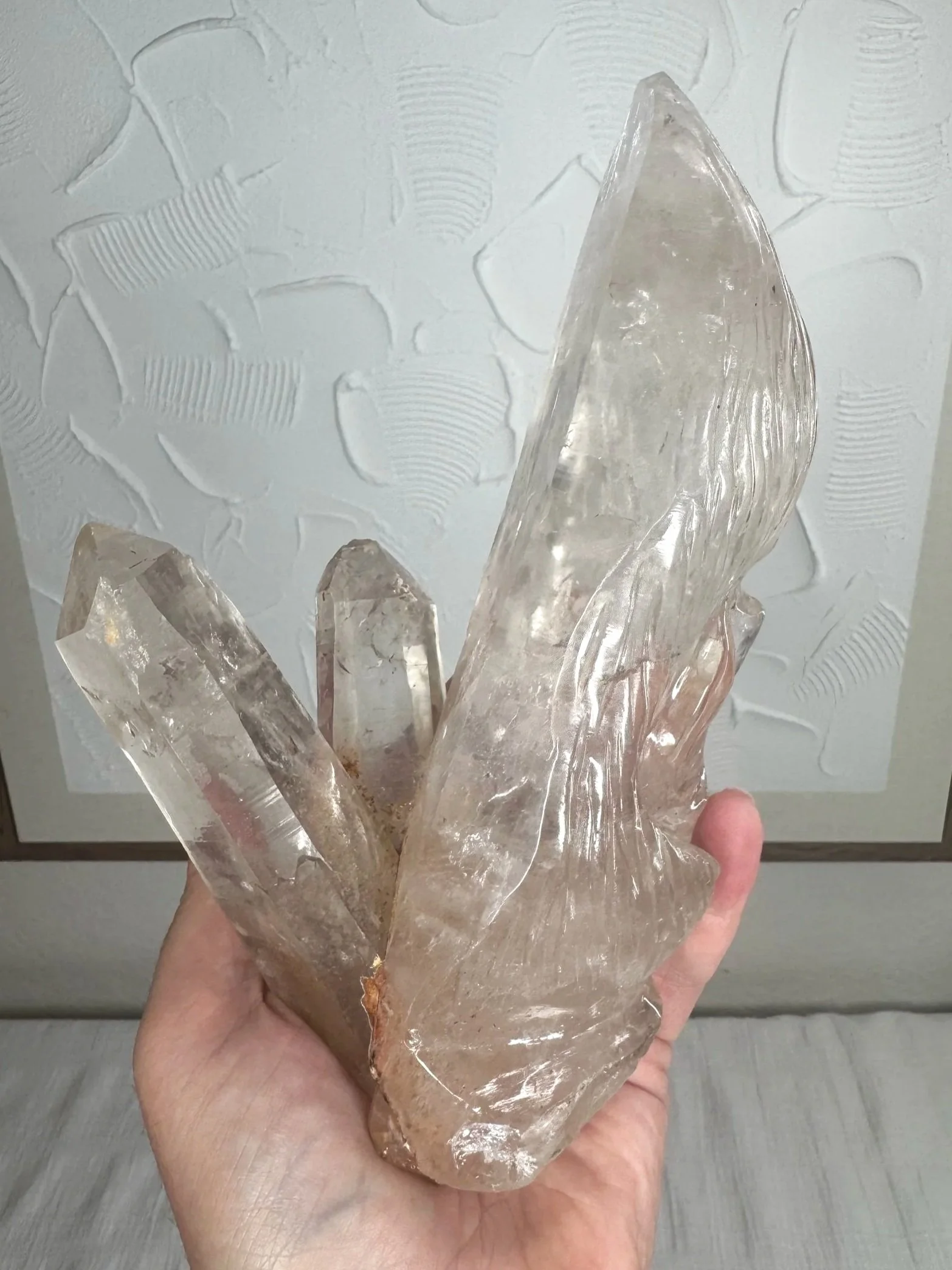 Leandro de Souza Cathedral Quartz Jesus Wand