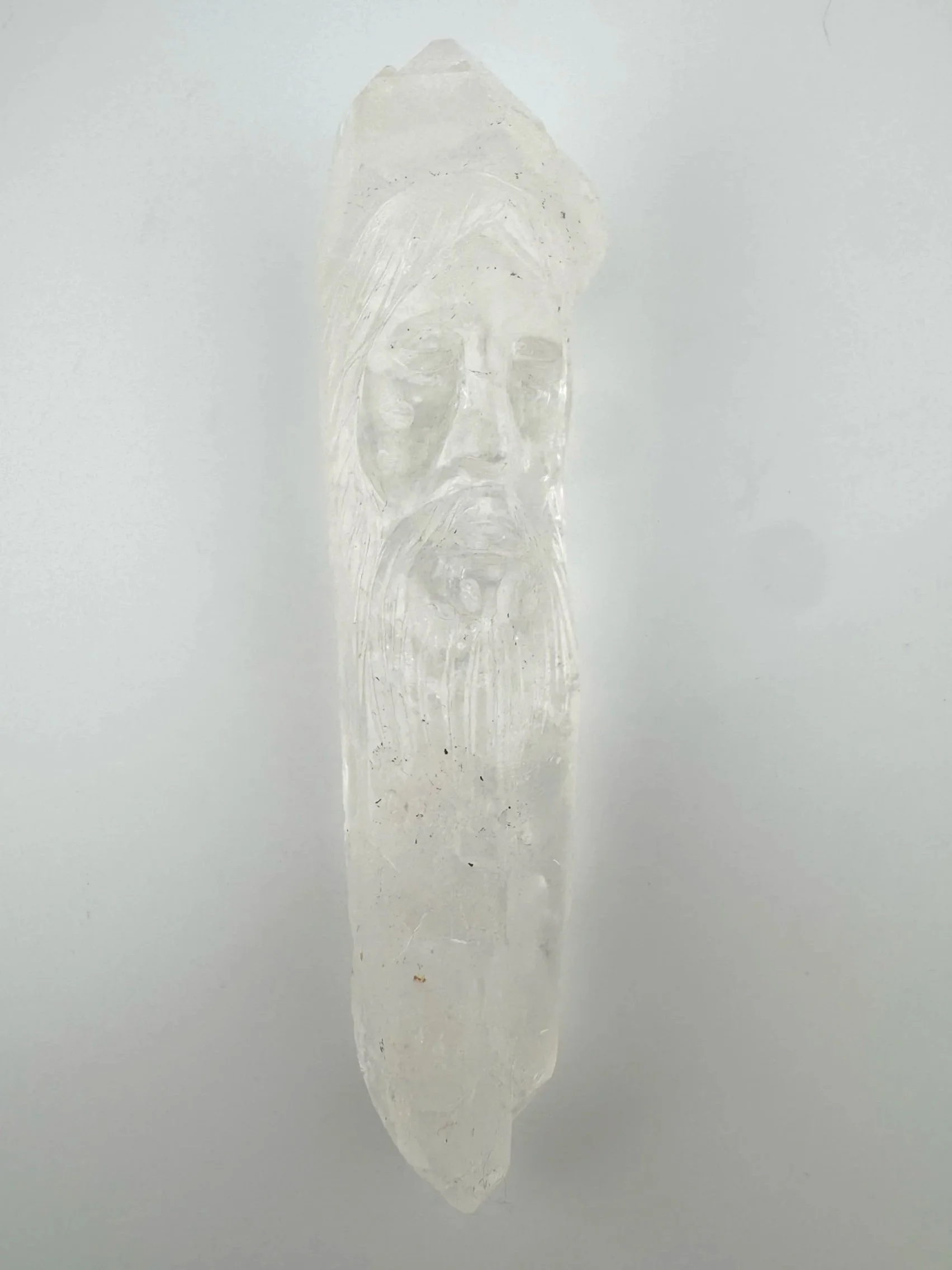 Leandro de Souza Cathedral Quartz Jesus Wand