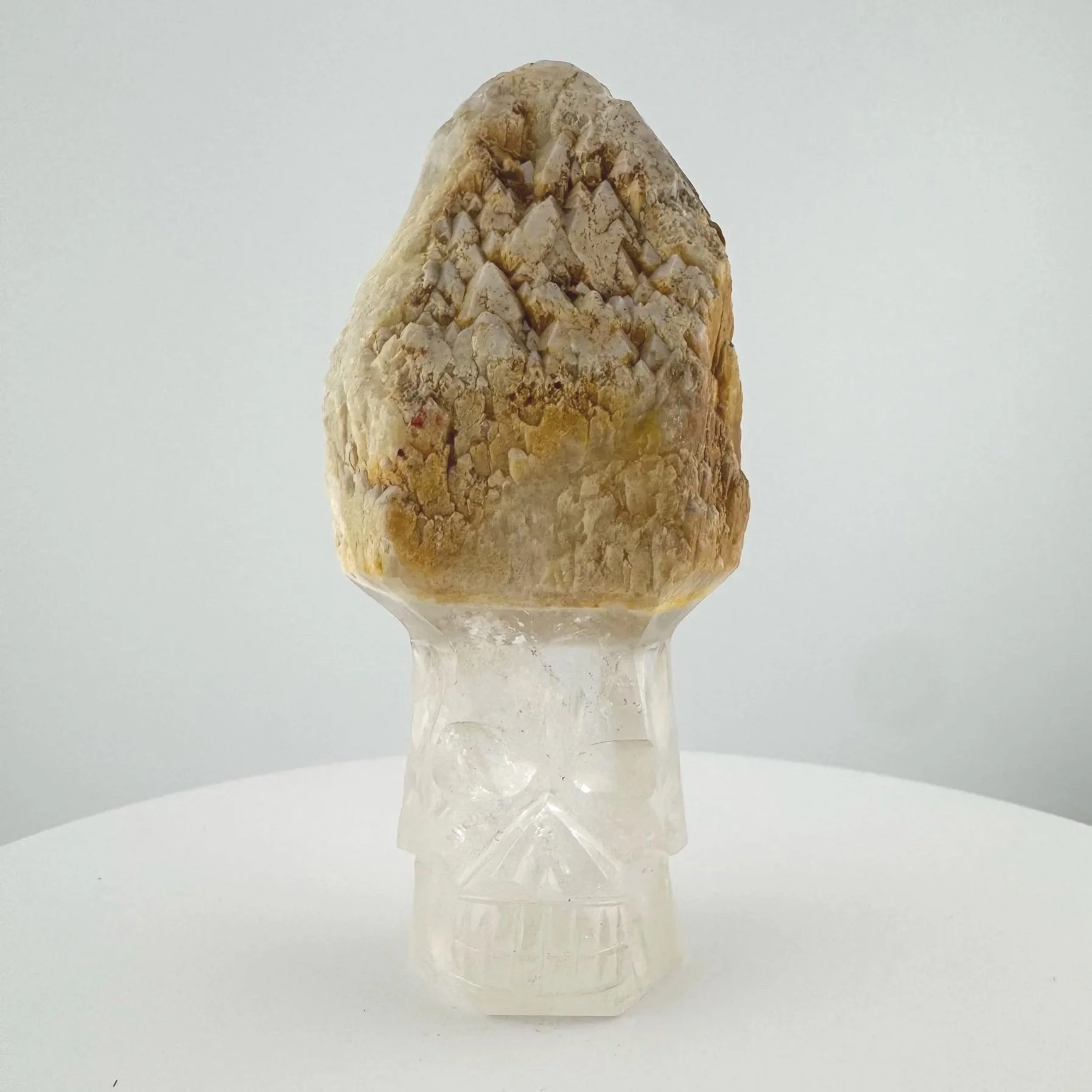 Igor de Souza Candle Quartz Shaman Skull