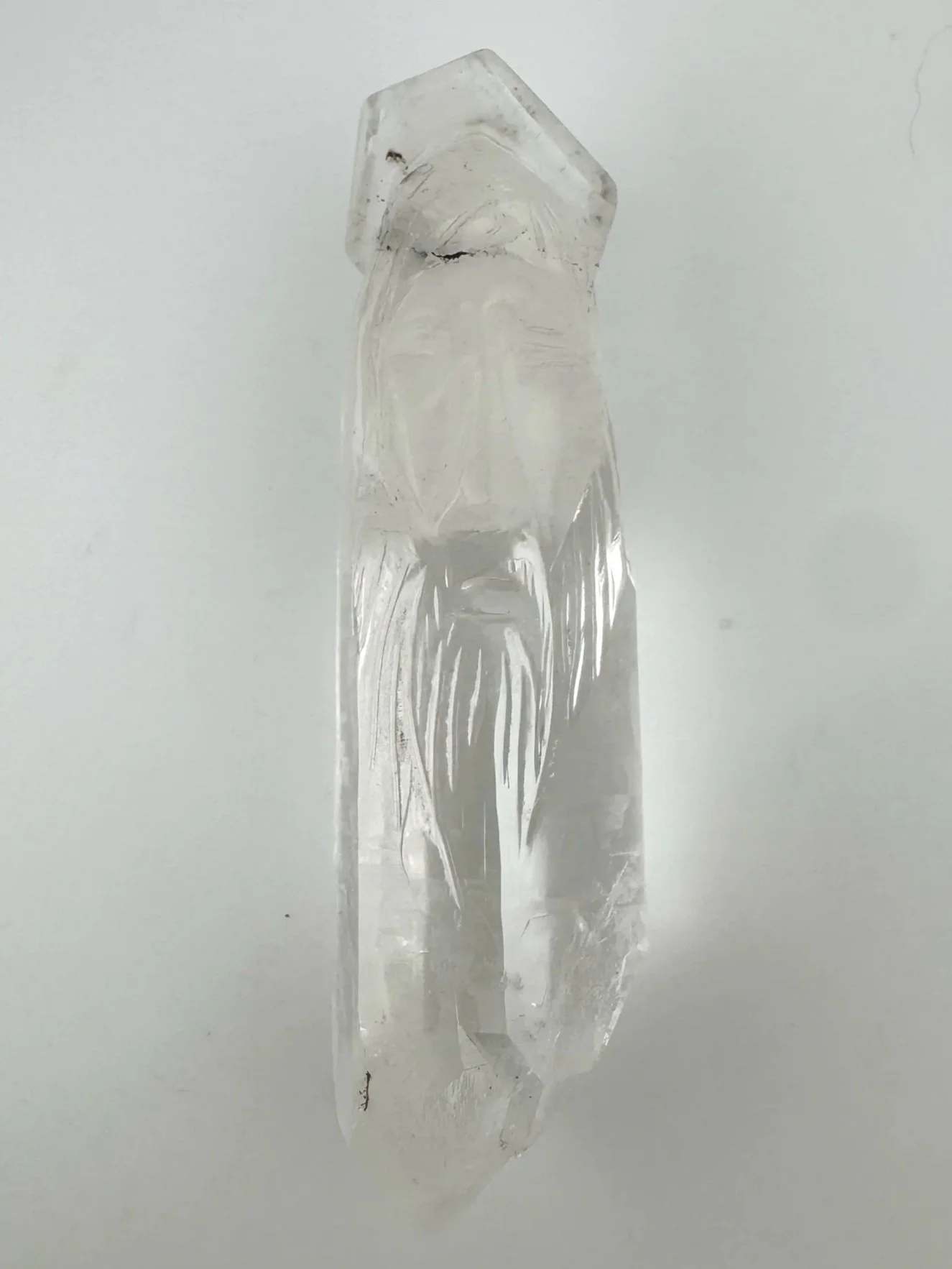Leandro de Souza Cathedral Quartz Jesus Wand