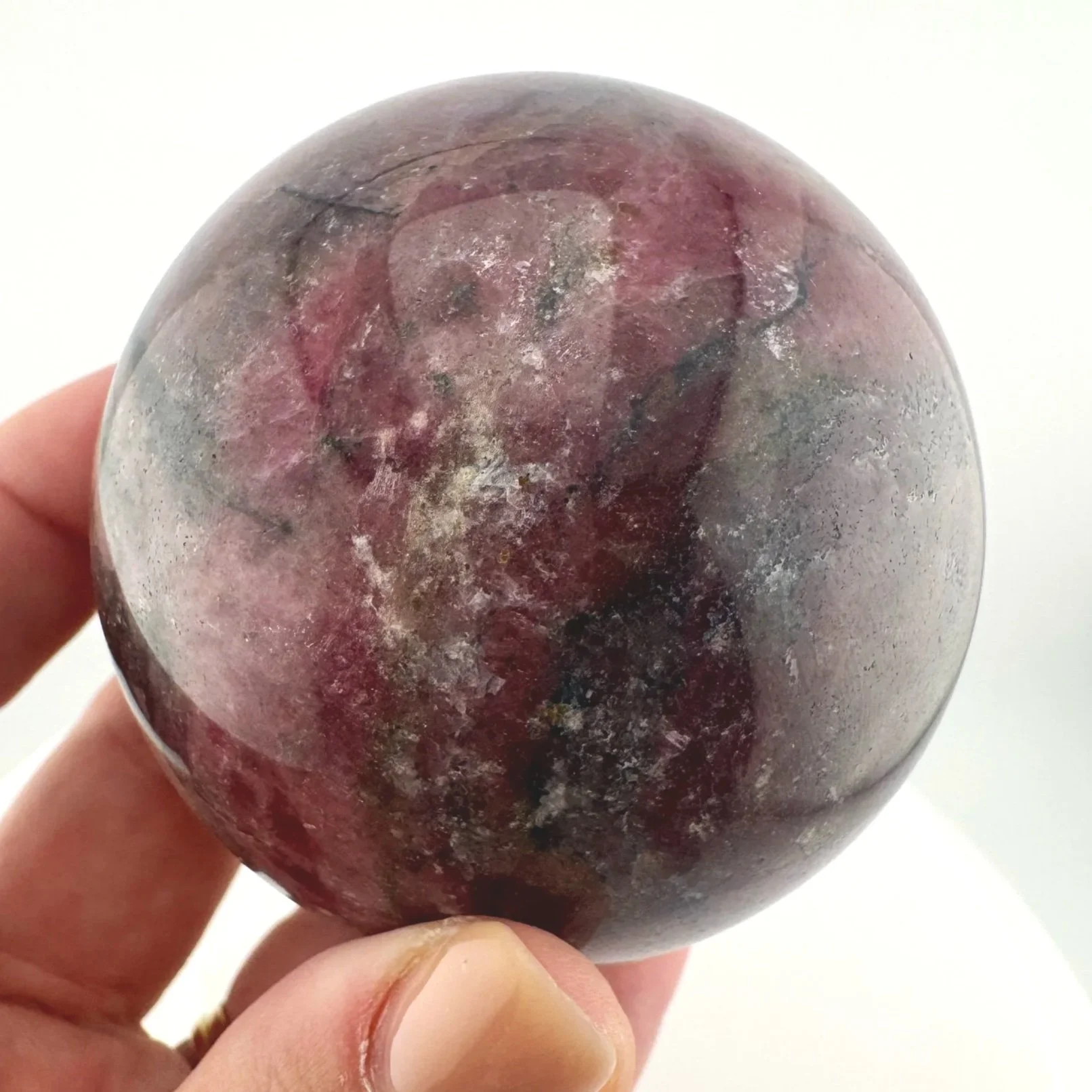 Leandro de Souza Rhodonite Sphere