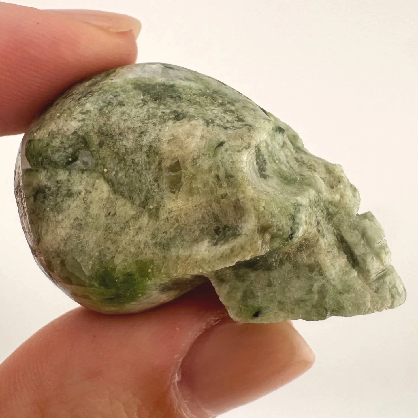 Igor de Souza Green Epidote Skull