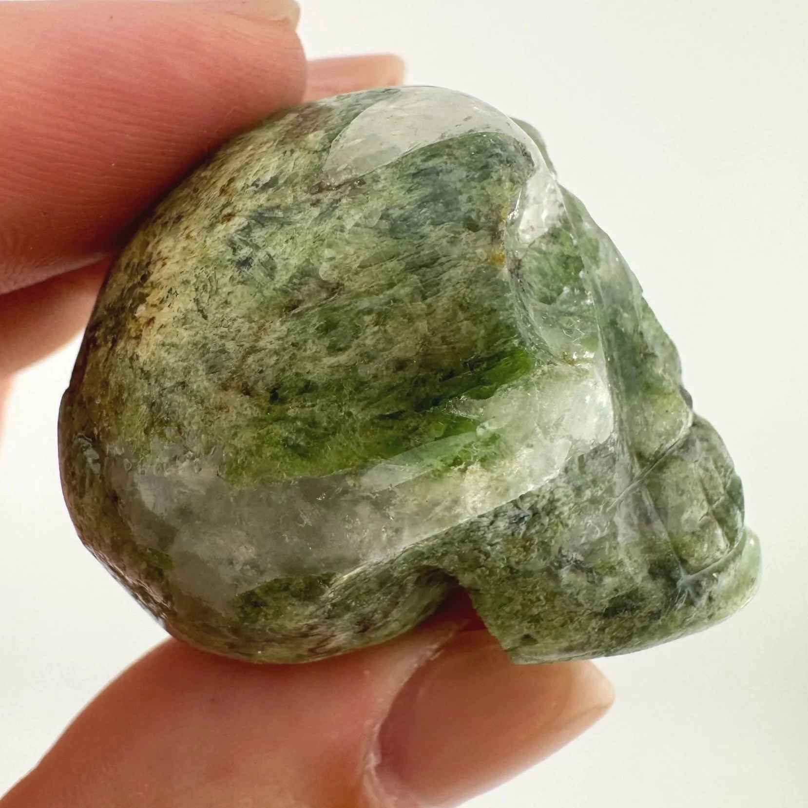 Igor de Souza Green Epidote Skull