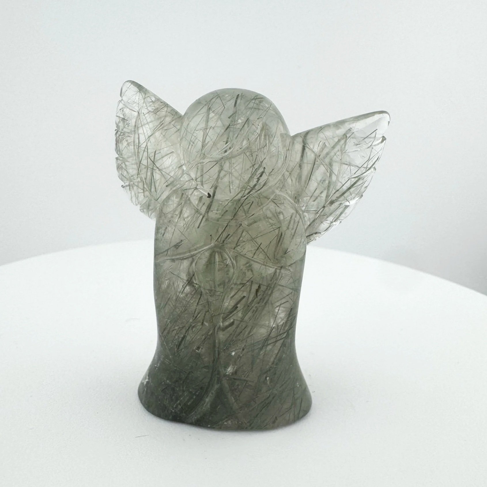 Leandro de Souza Epidote in Quartz Angel