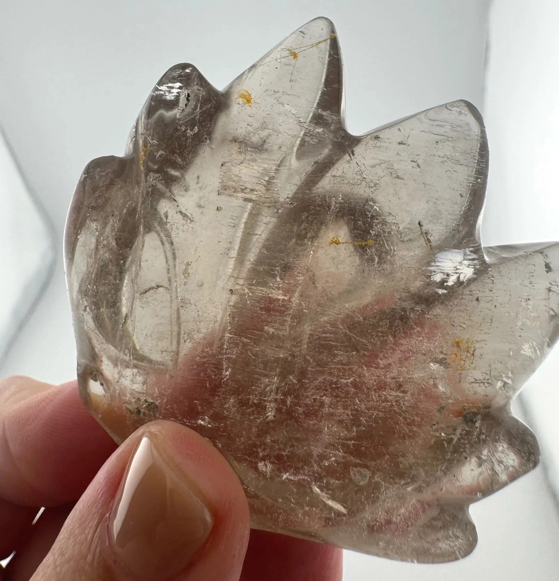 Leandro de Souza Smoky Rutilated Quartz Dragon Skull