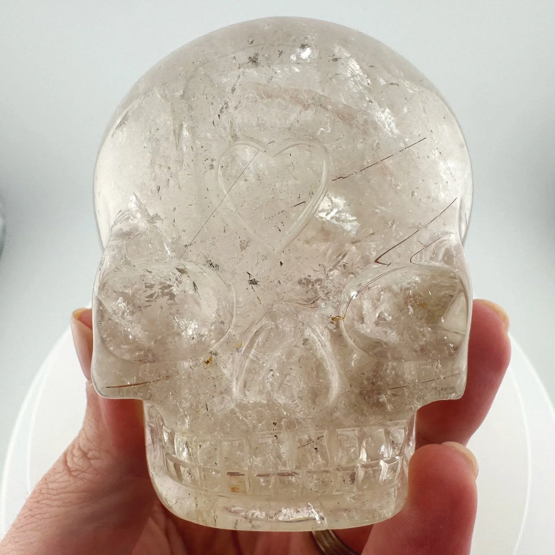 Leandro de Souza Smoky Red Rutile Magical Child Skull