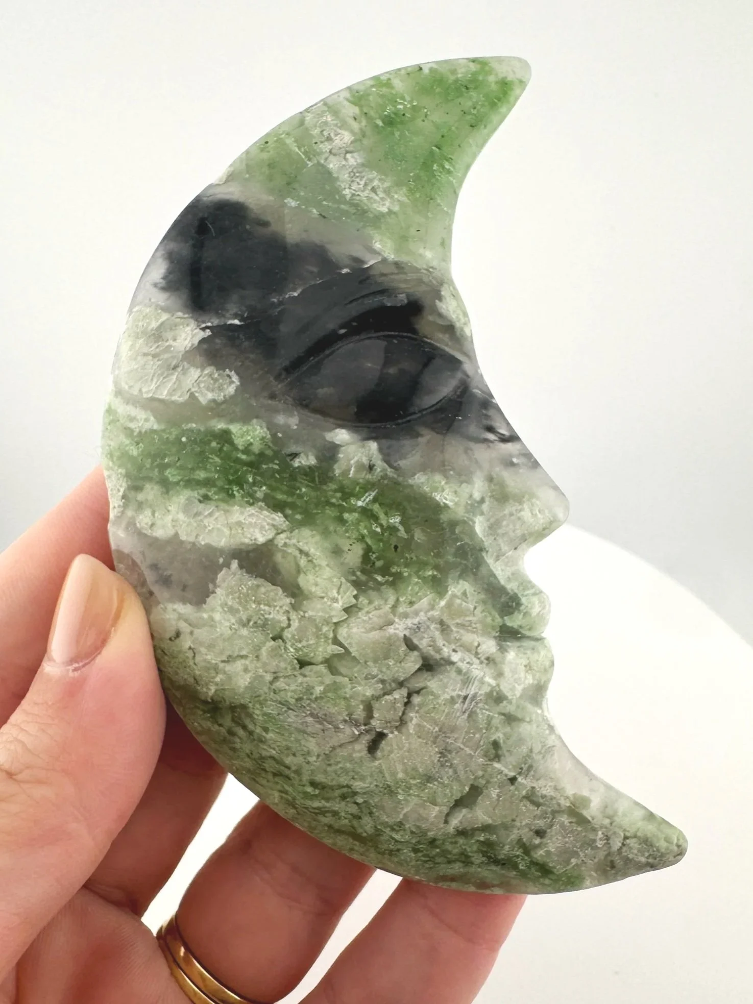 Leandro de Souza Chlorite Chalcedony Moon