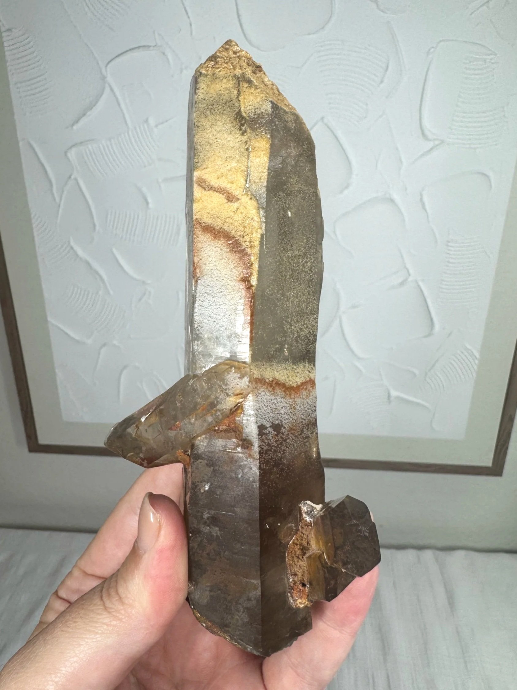 Leandro de Souza Cathedral Quartz Jesus Wand