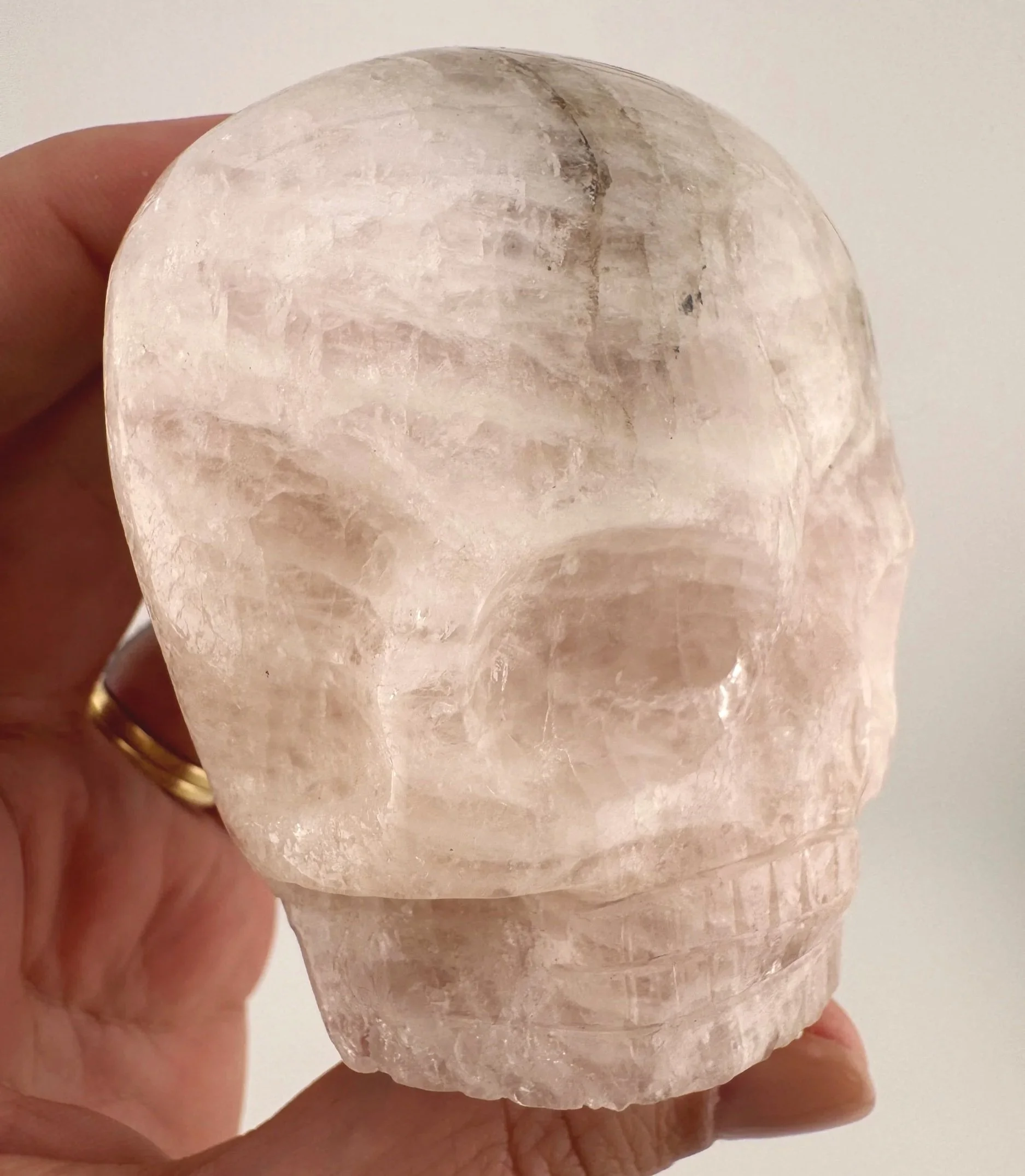 Leandro de Souza Morganite Shaman Skull