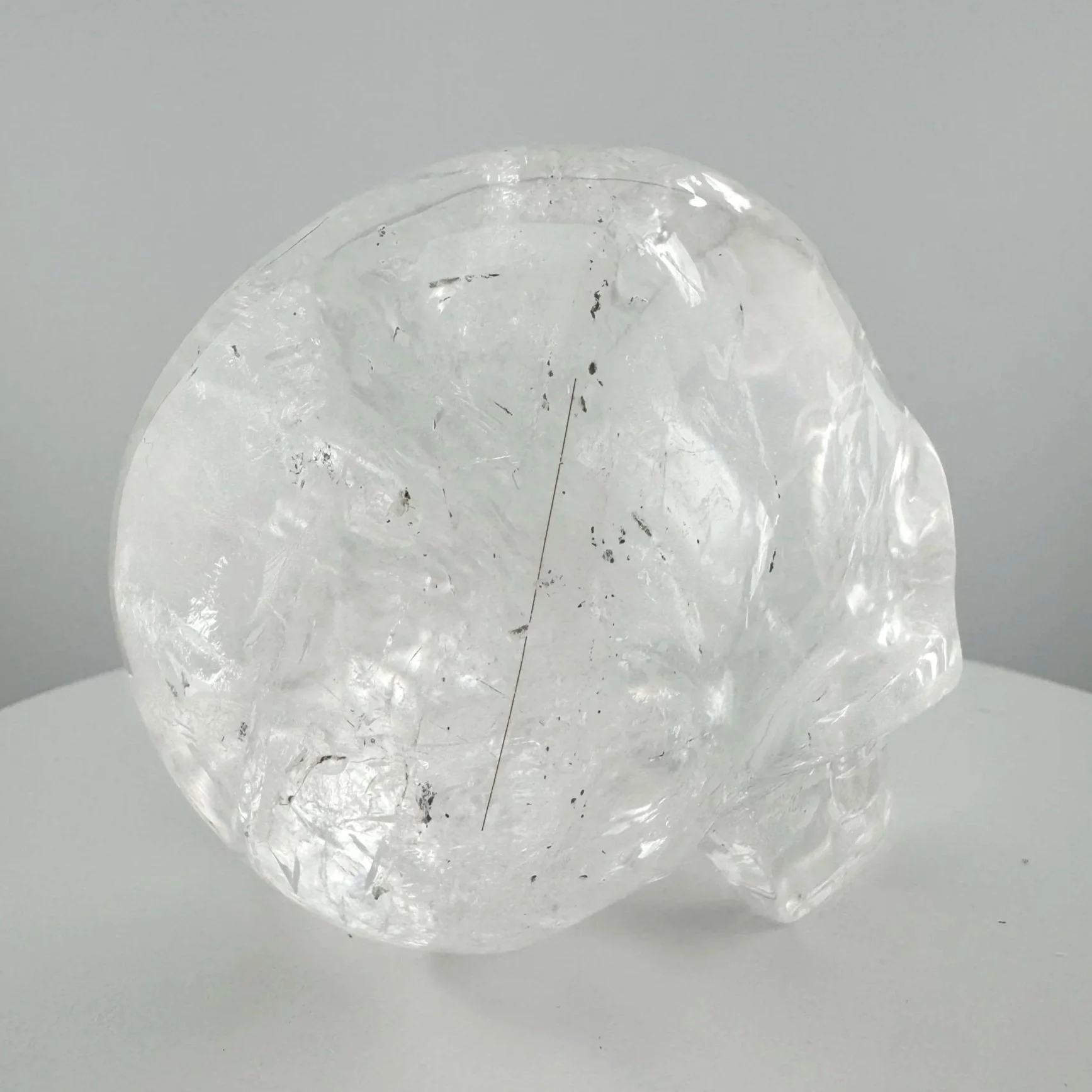 Leandro de Souza Rutile in Quartz Skull