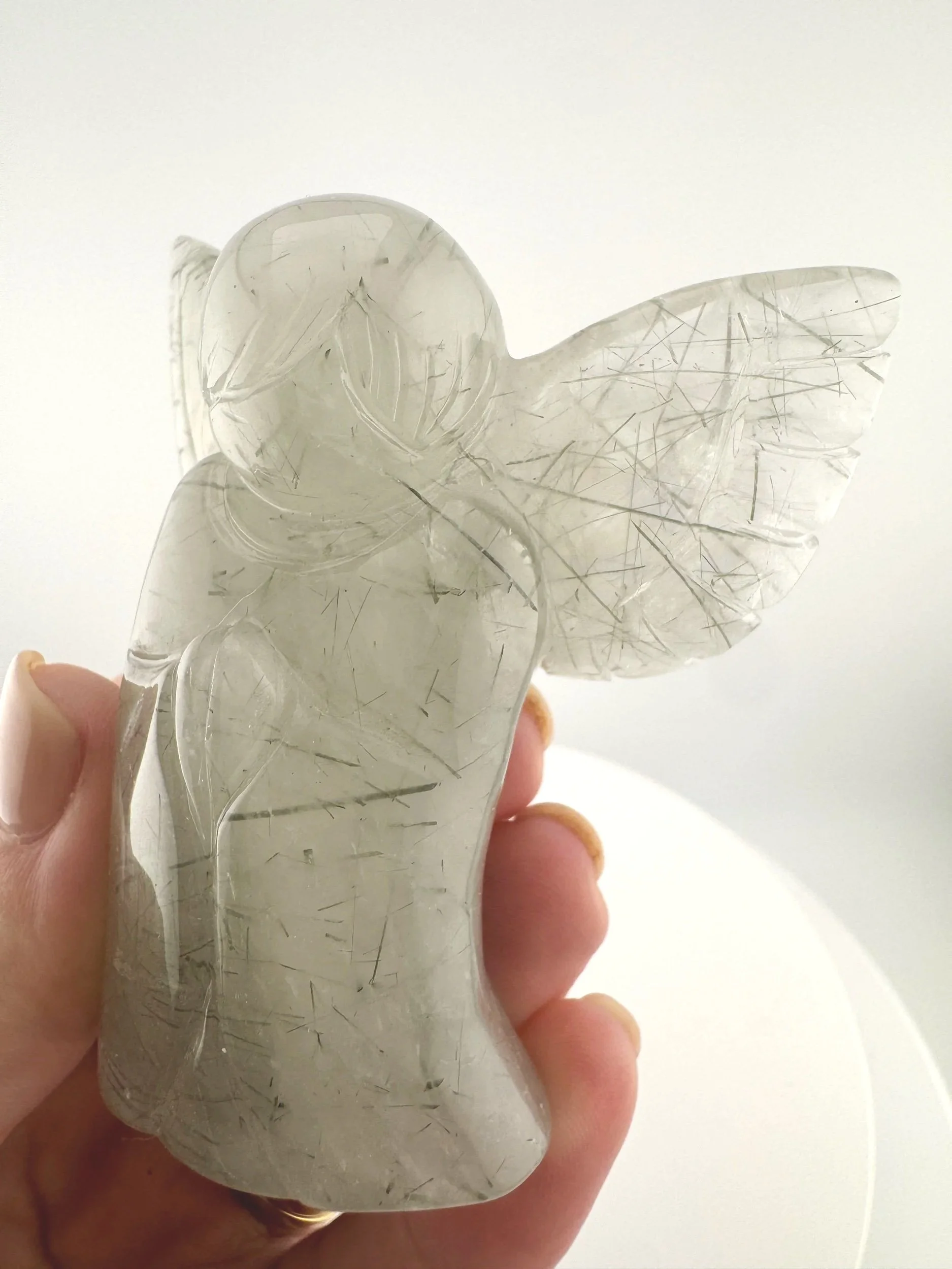 Leandro de Souza Epidote in Quartz Angel