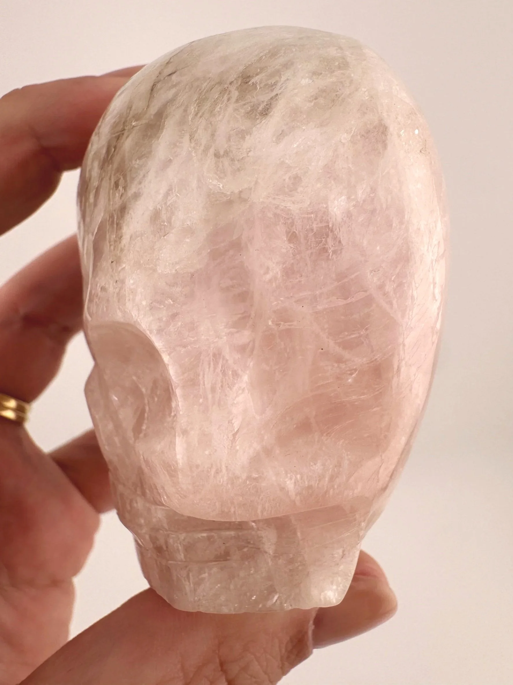 Leandro de Souza Morganite Shaman Skull