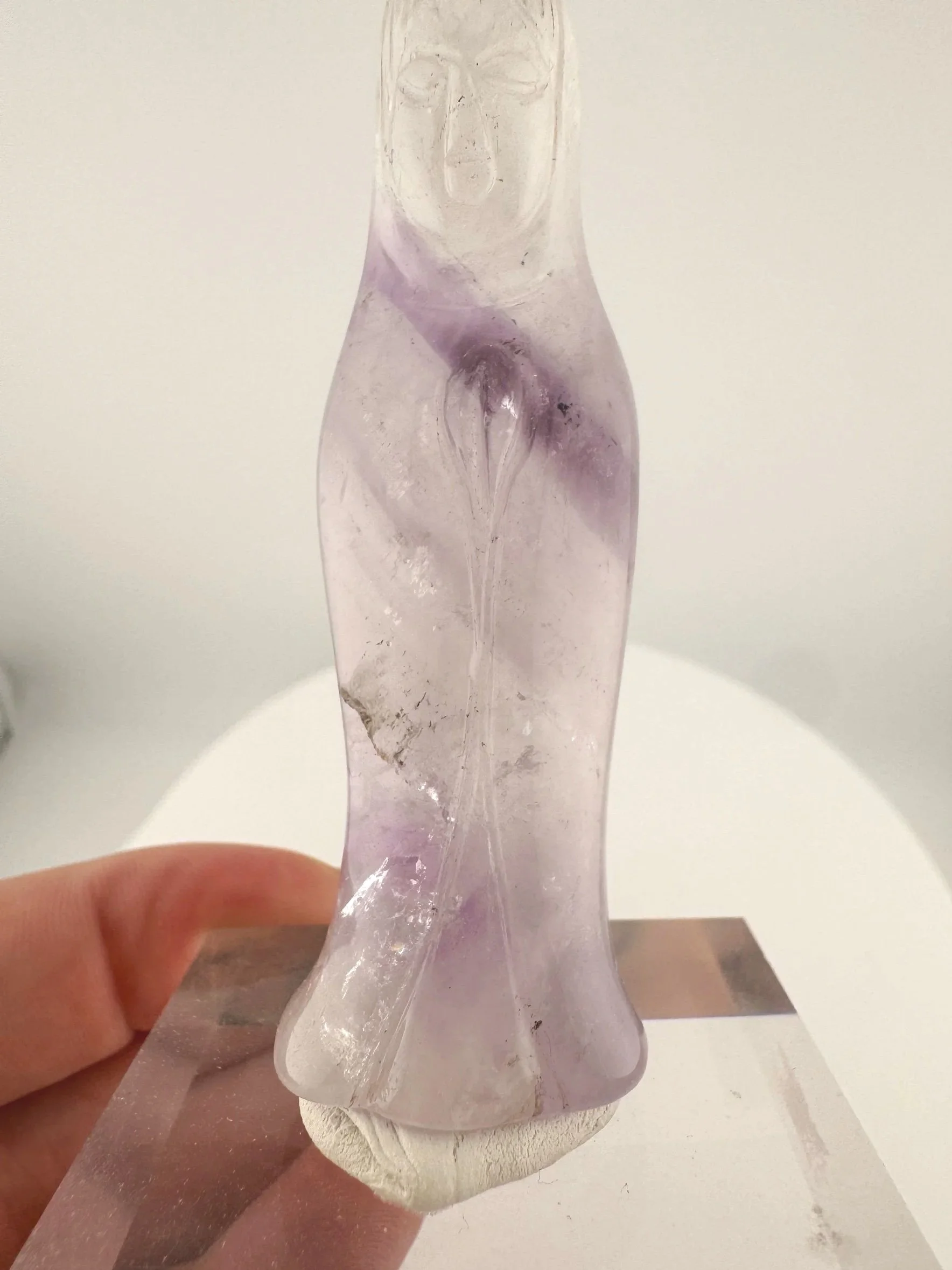 Leandro de Souza Phantom Amethyst Mother Mary Statuette