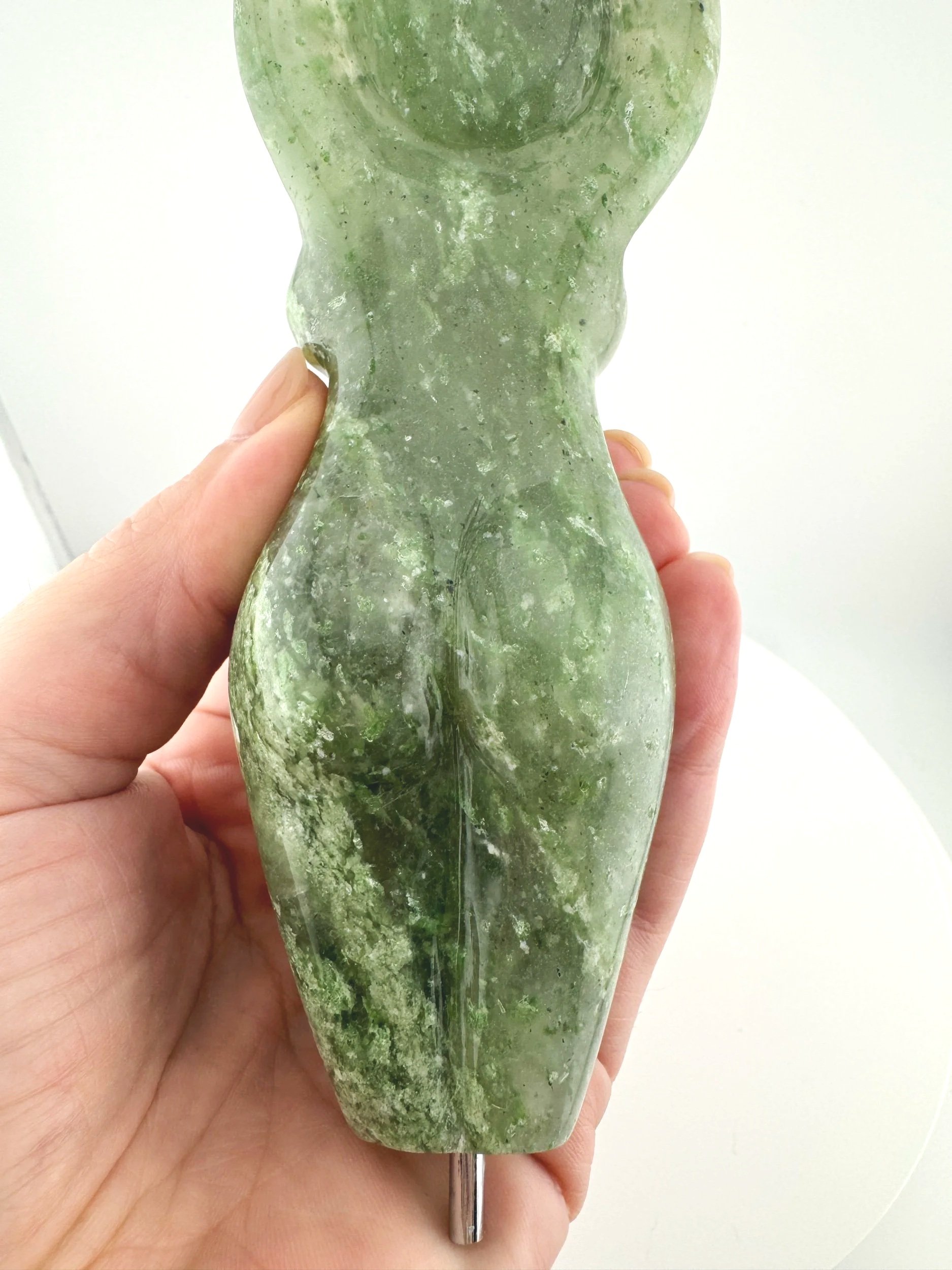Leandro de Souza Chlorite Chalcedony Gaia Goddess