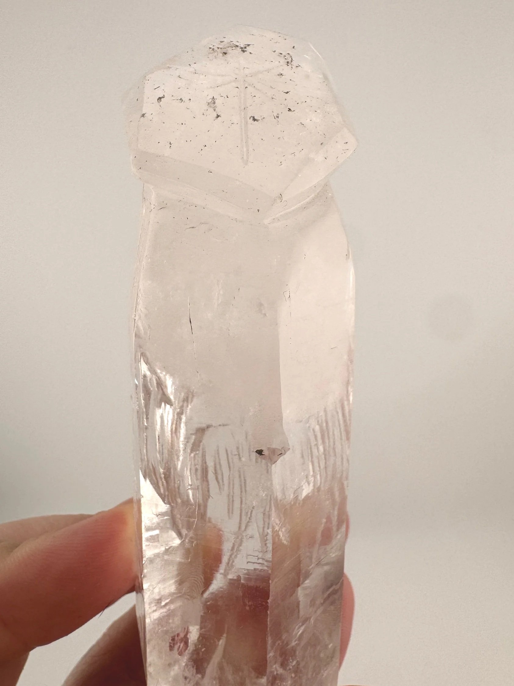 Leandro de Souza Cathedral Quartz Jesus Wand