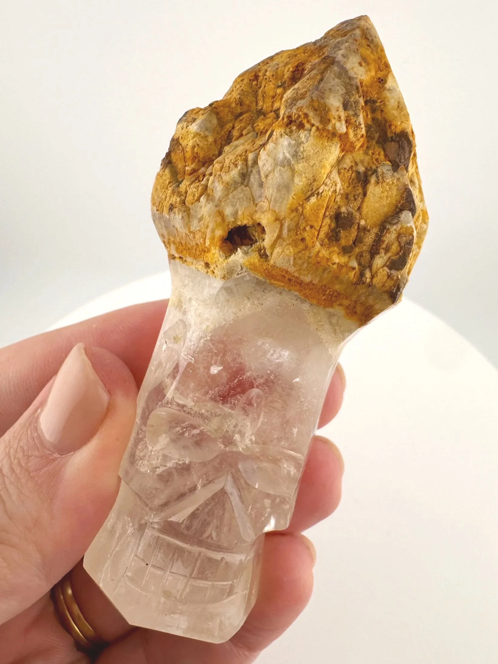 Igor de Souza Candle Quartz Shaman Skull