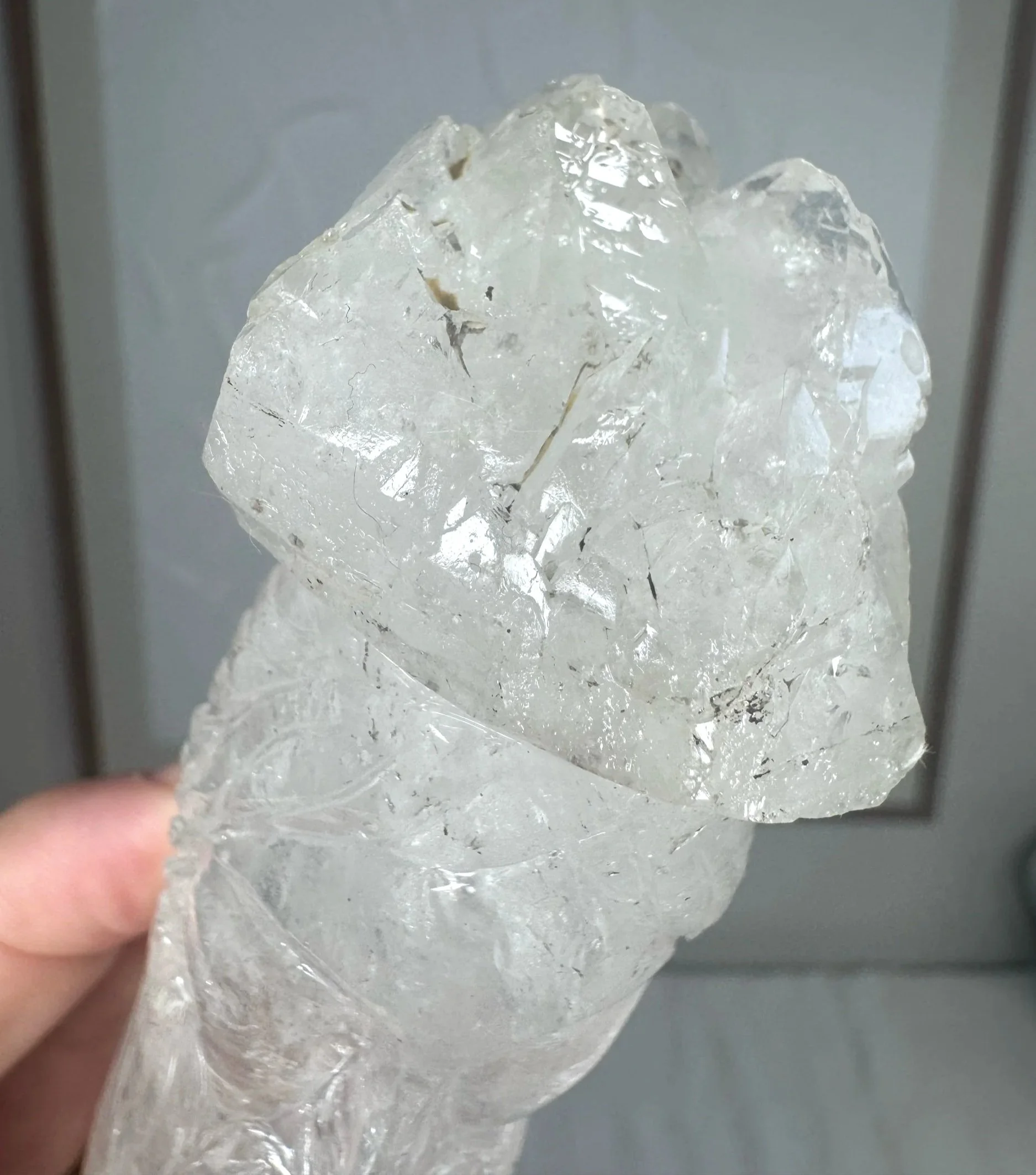 Leandro de Souza Cathedral Quartz Jesus Wand