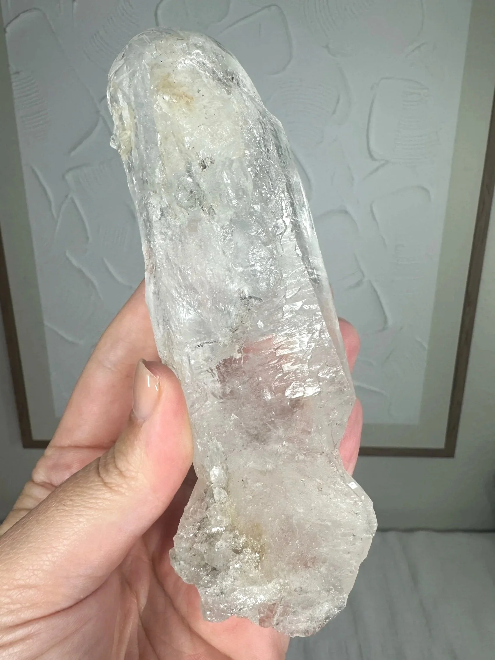 Leandro de Souza Cathedral Quartz Jesus Wand