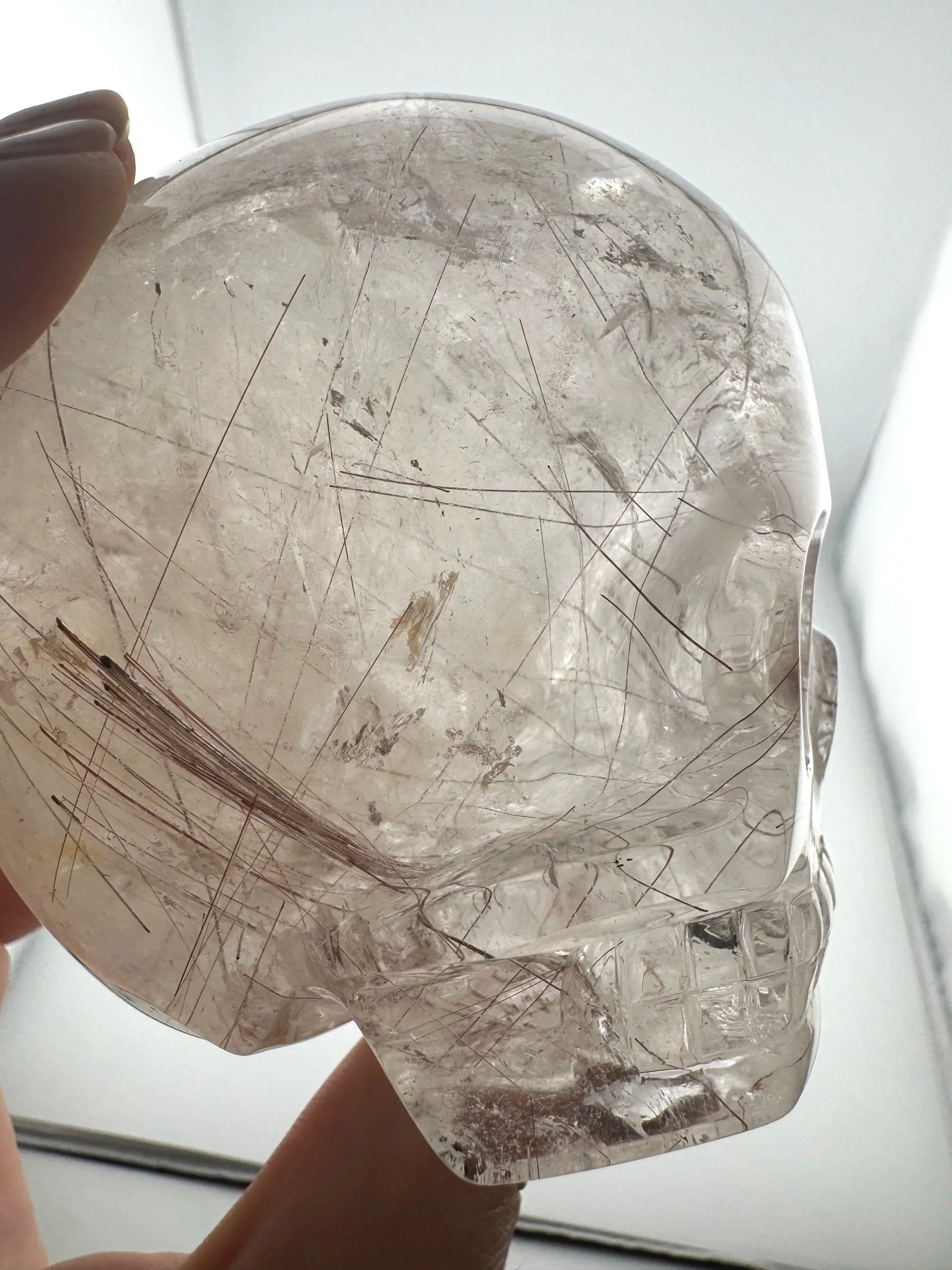 Leandro de Souza Red Rutile in Quartz Magical Child