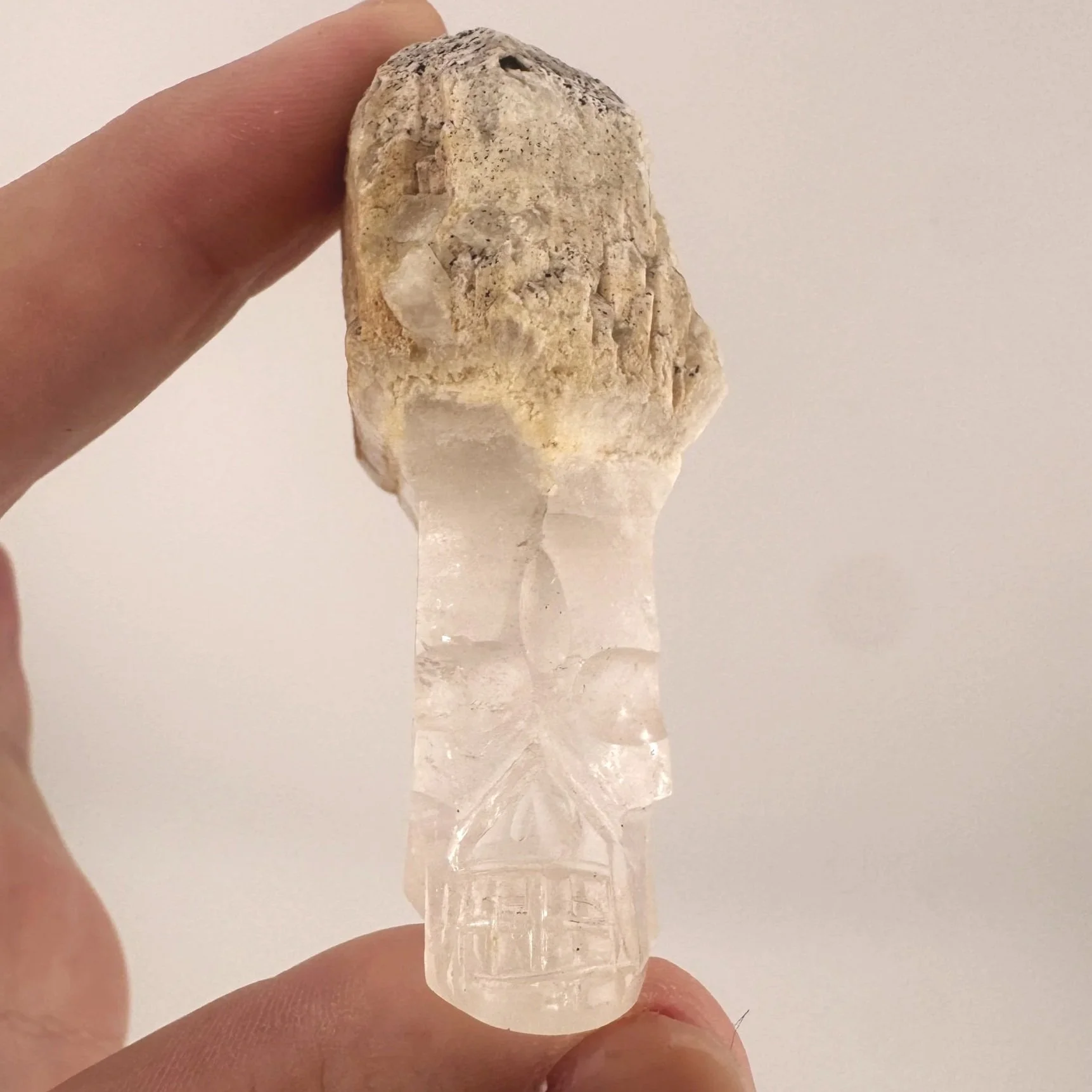 Igor de Souza Candle Quartz Shaman Skull