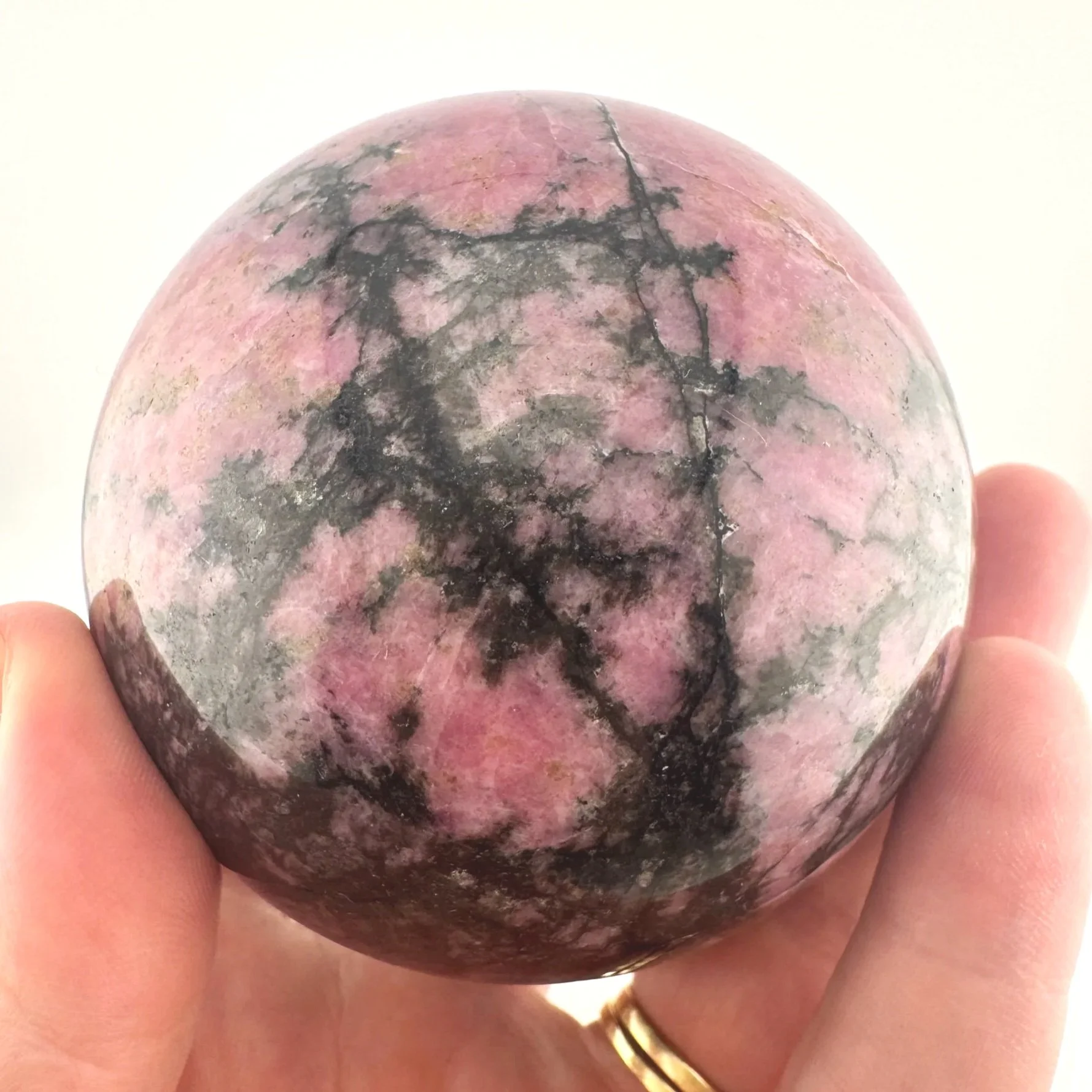 Leandro de Souza Rhodonite Sphere