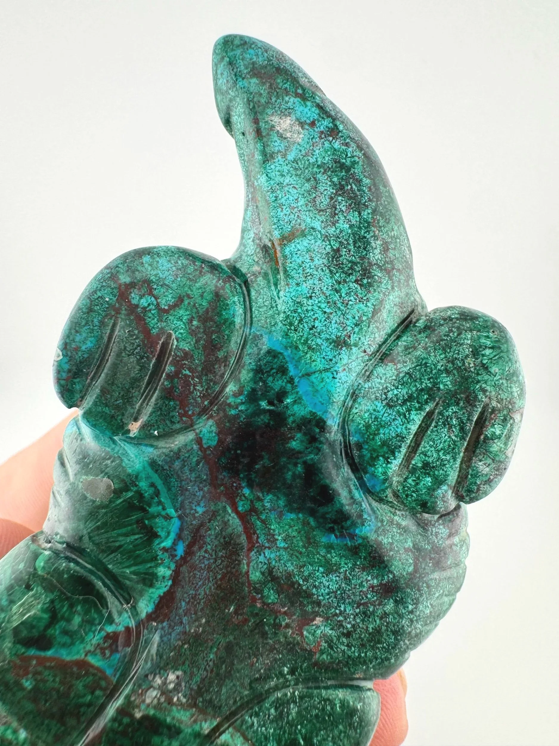 Leandro de Souza Malachite Chrysocolla Dodo Dragon