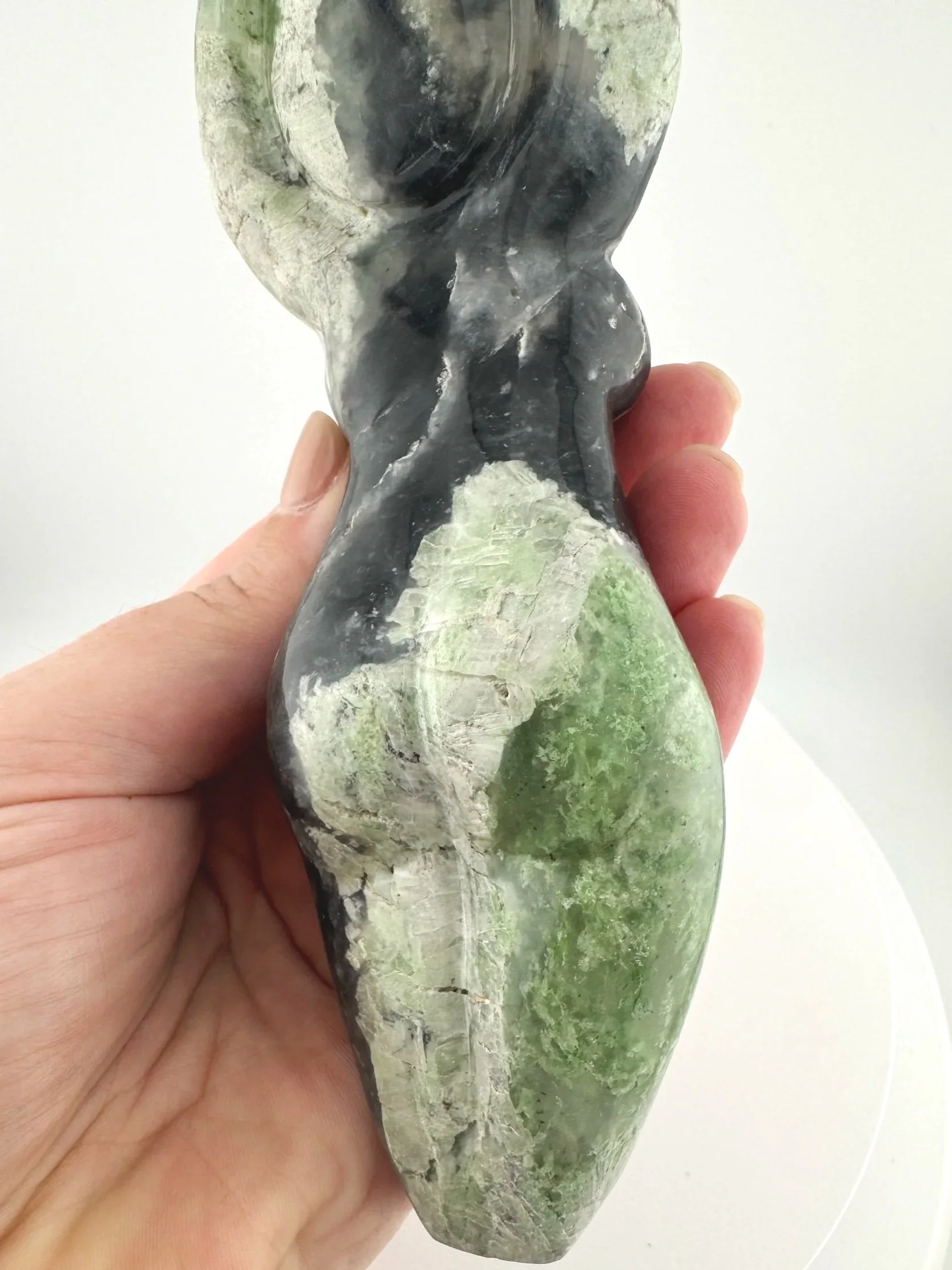 Leandro de Souza Chlorite Chalcedony Gaia Goddess