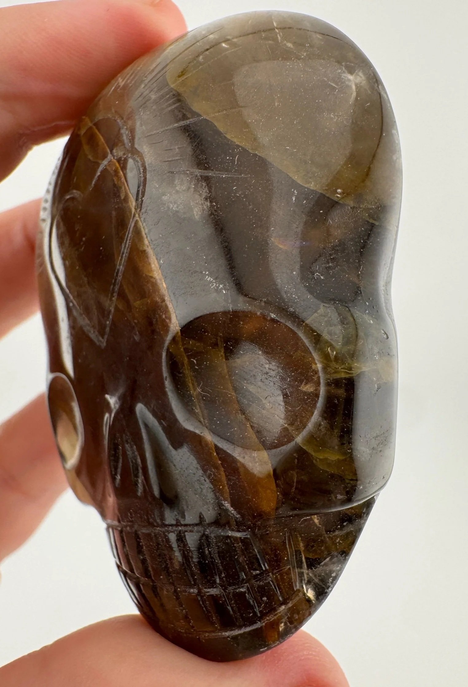 Leandro de Souza Smoky Golden Healer Palm Skull
