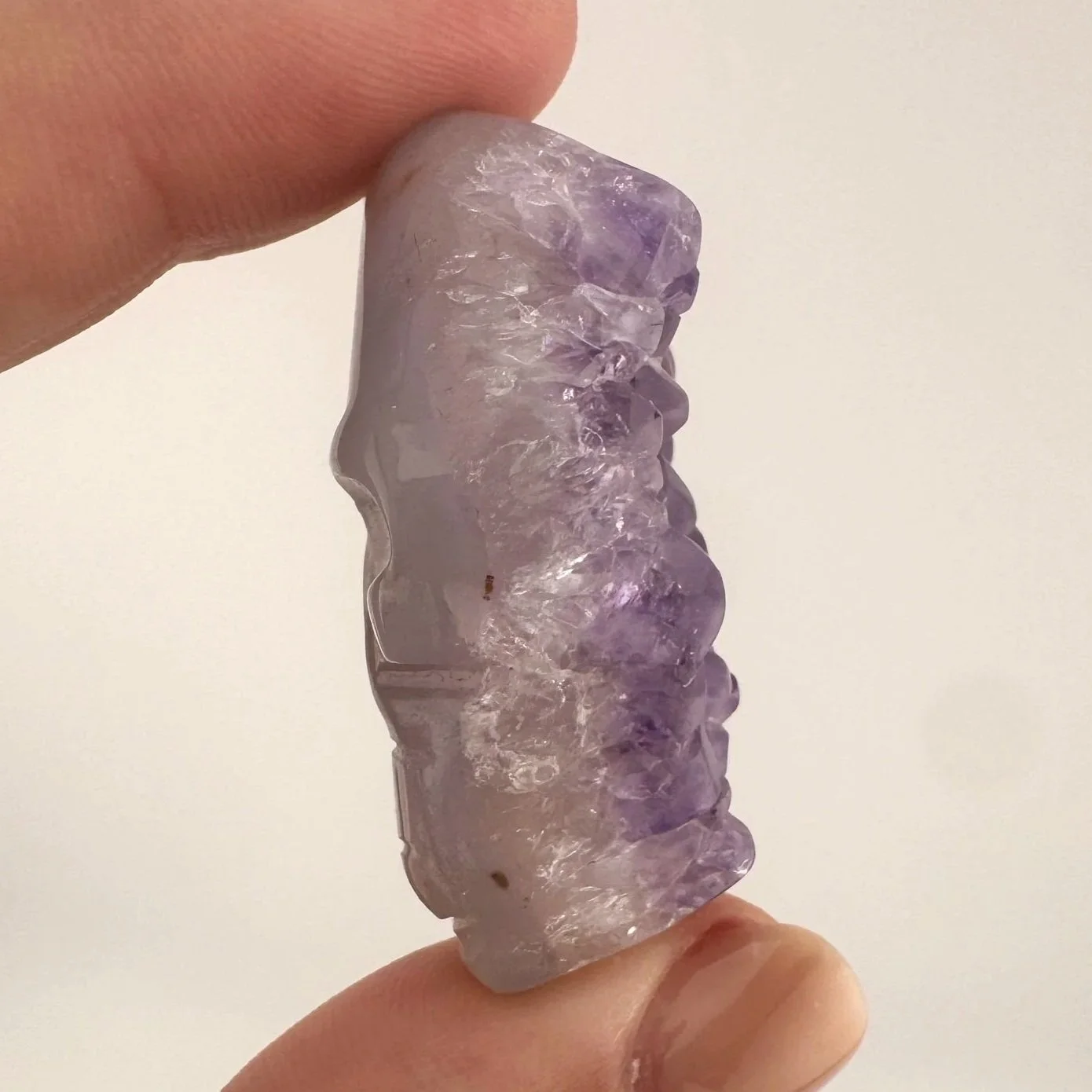 Igor de Souza Amethyst Geode Shaman Skull