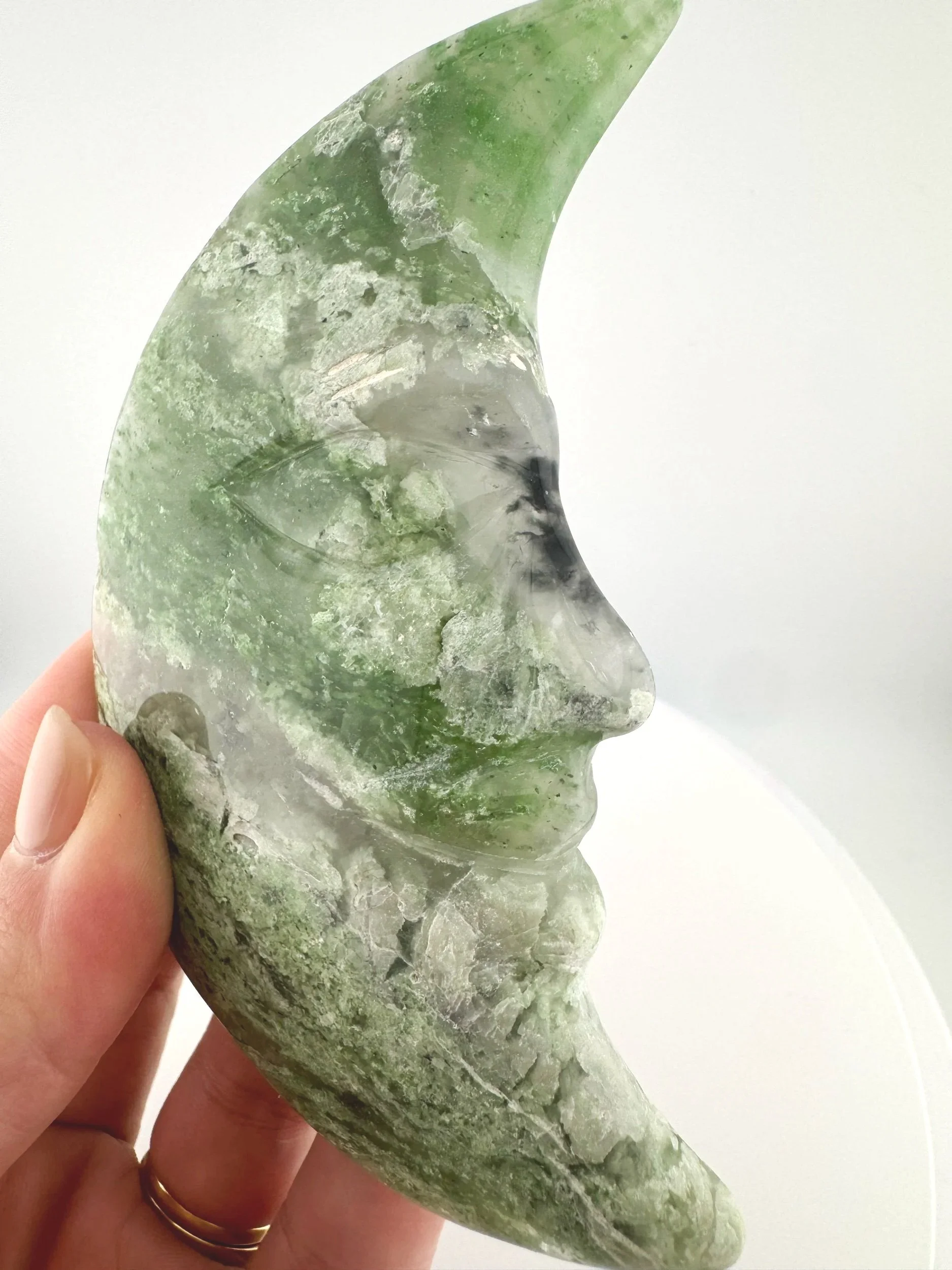Leandro de Souza Chlorite Chalcedony Moon