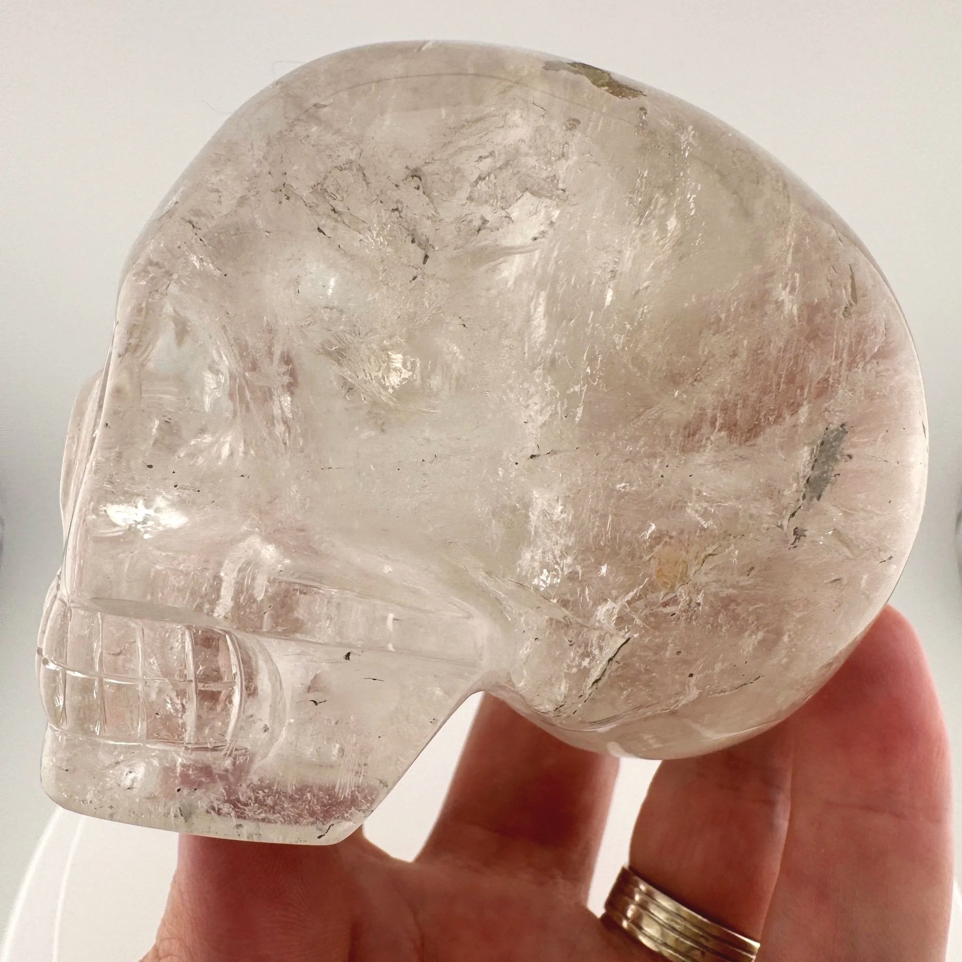 Leandro de Souza Smoky Quartz Skull