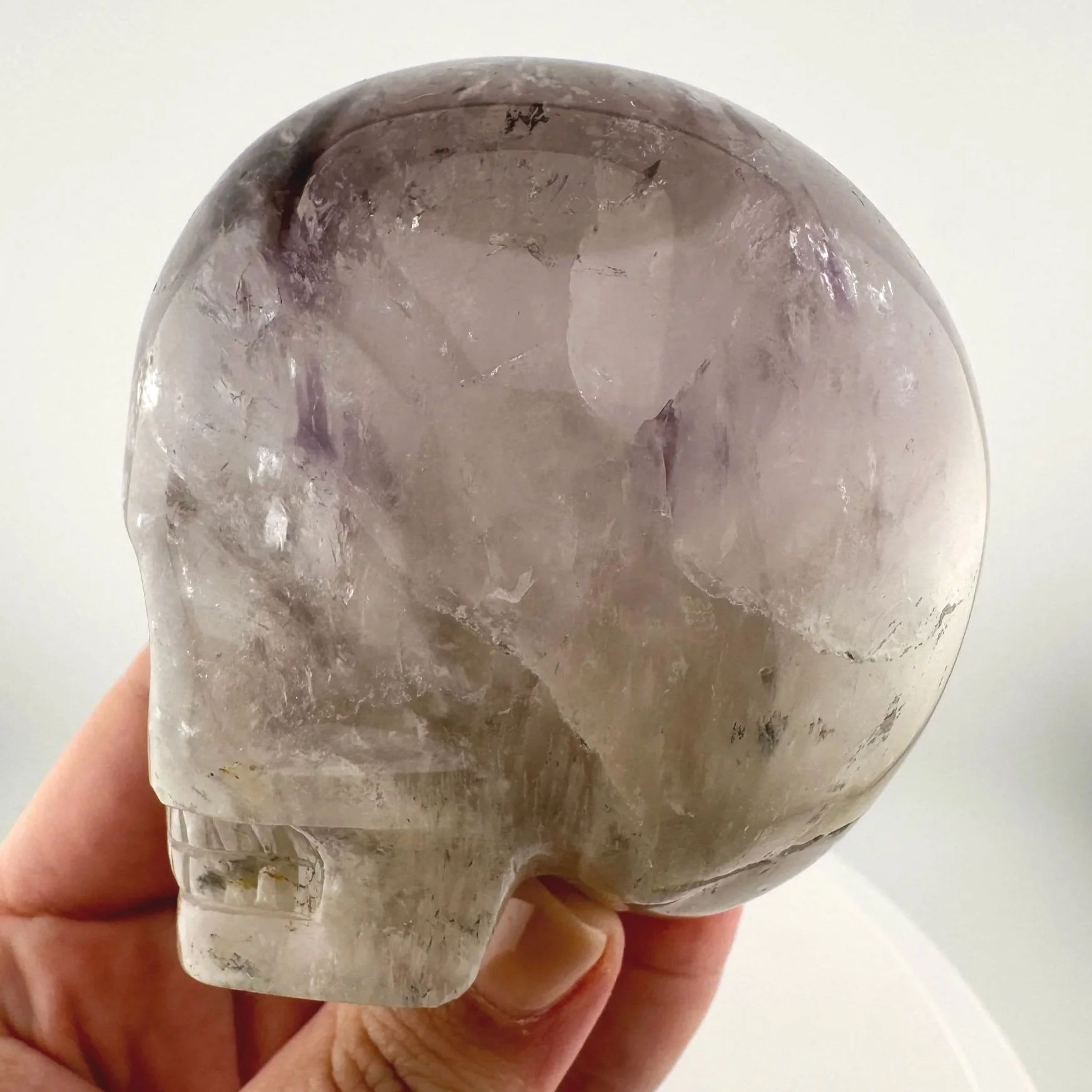Leandro de Souza Elestial Trapiche Amethyst Magical Child Skull