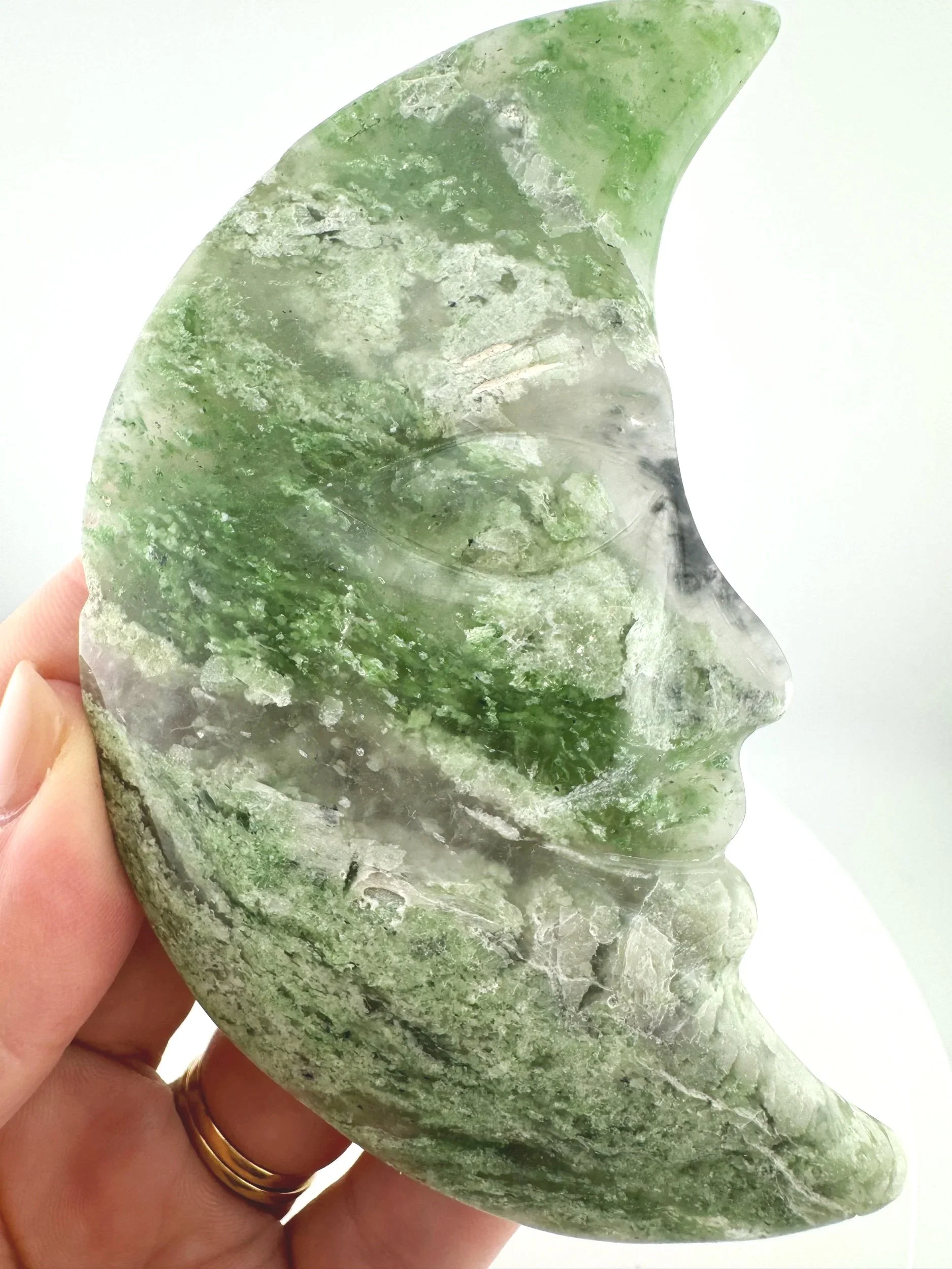 Leandro de Souza Chlorite Chalcedony Moon