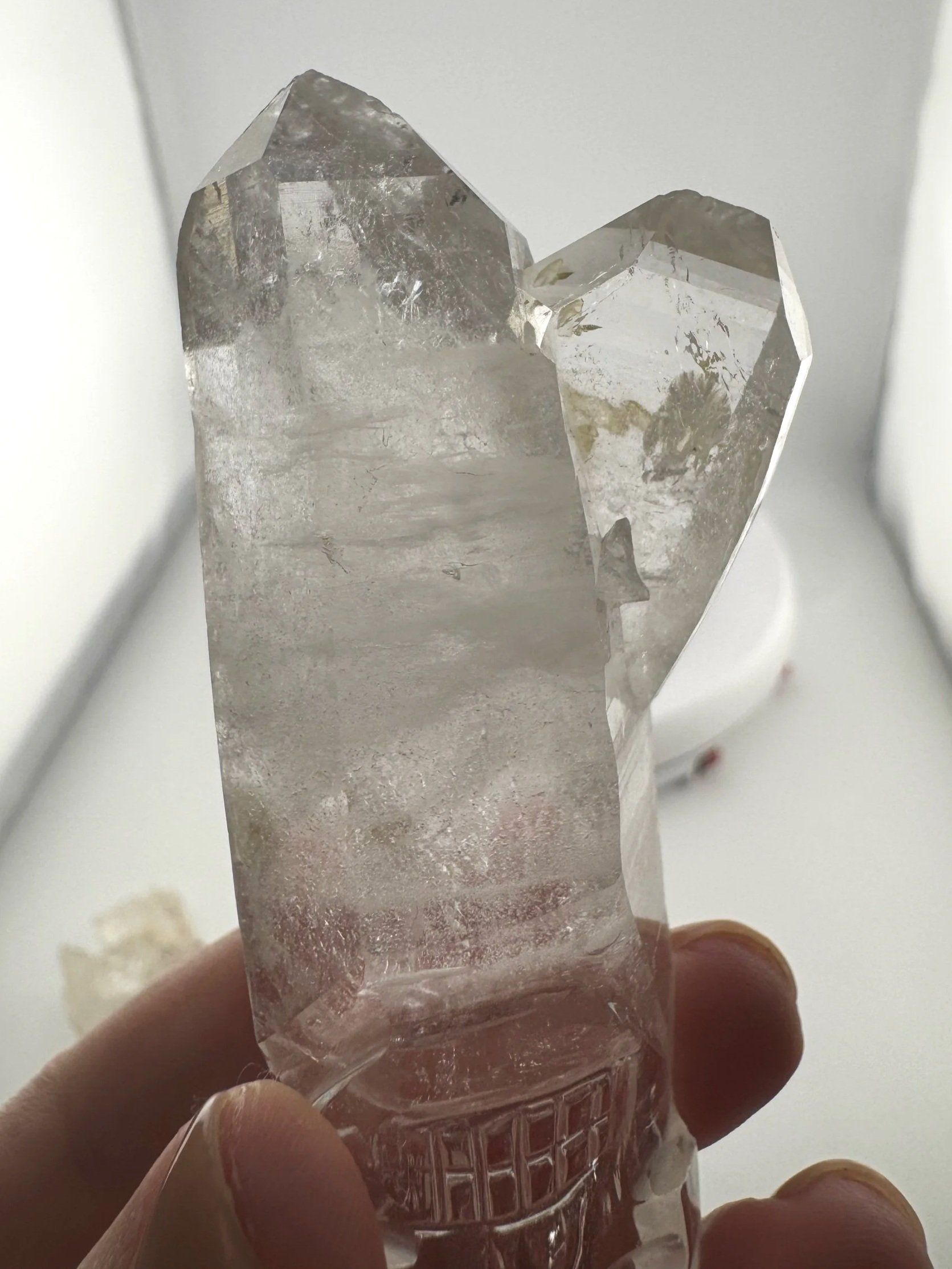 Leandro de Souza Cathedral Quartz Shaman Skull Wand
