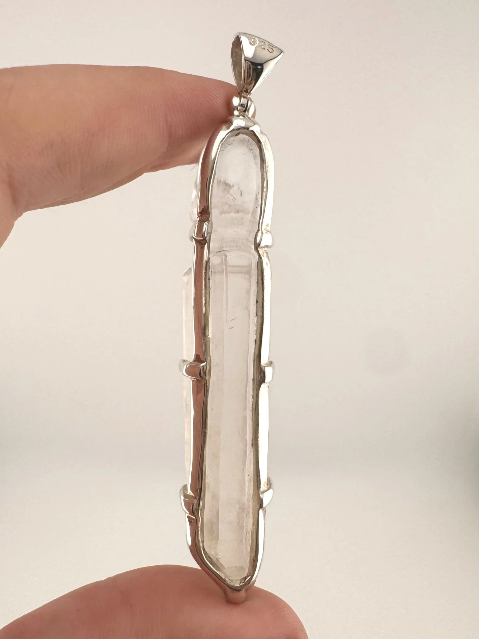 Leandro de Souza Cathedral Quartz Skull Pendant