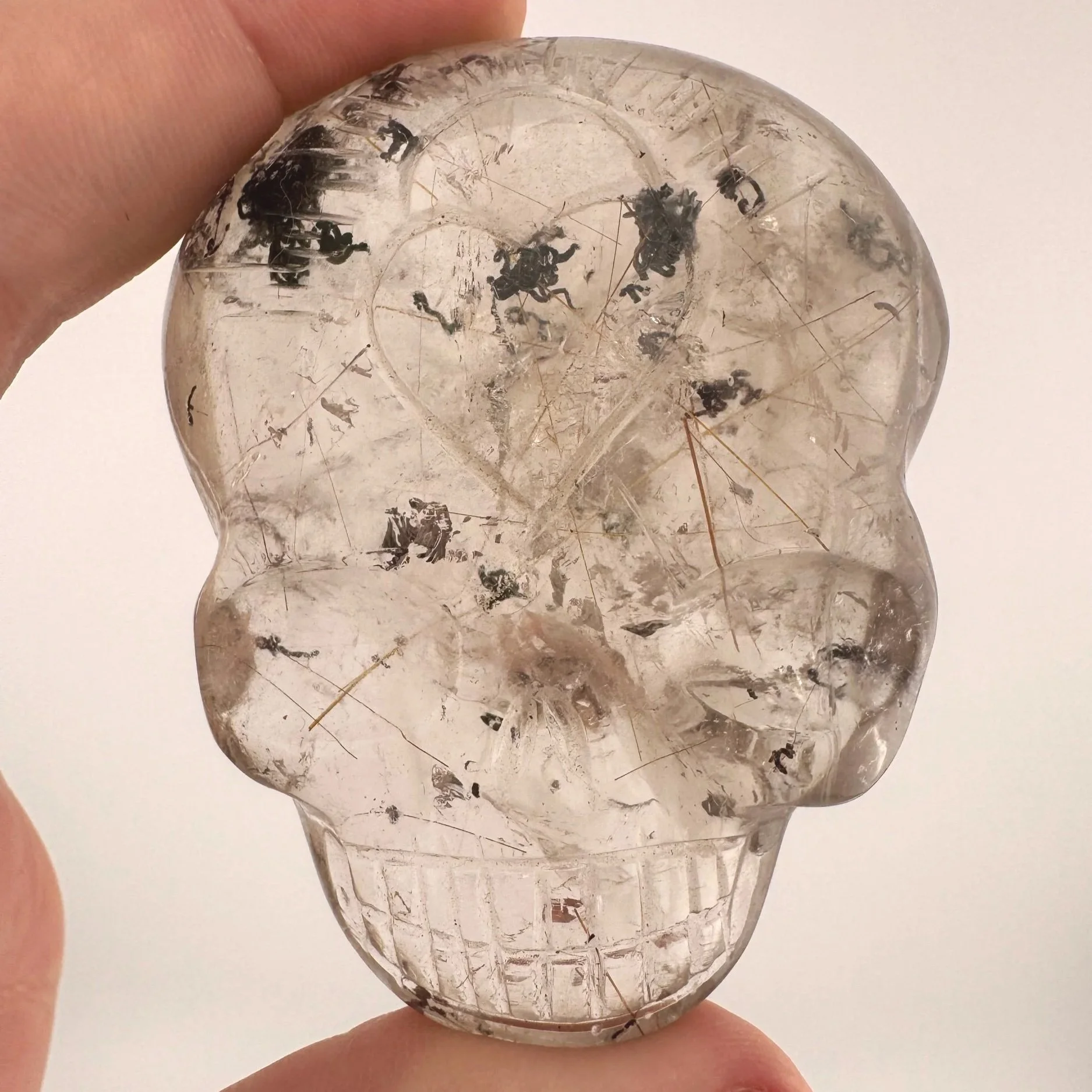 Leandro de Souza Smoky Garden Rutile Magical Child Palm Skull