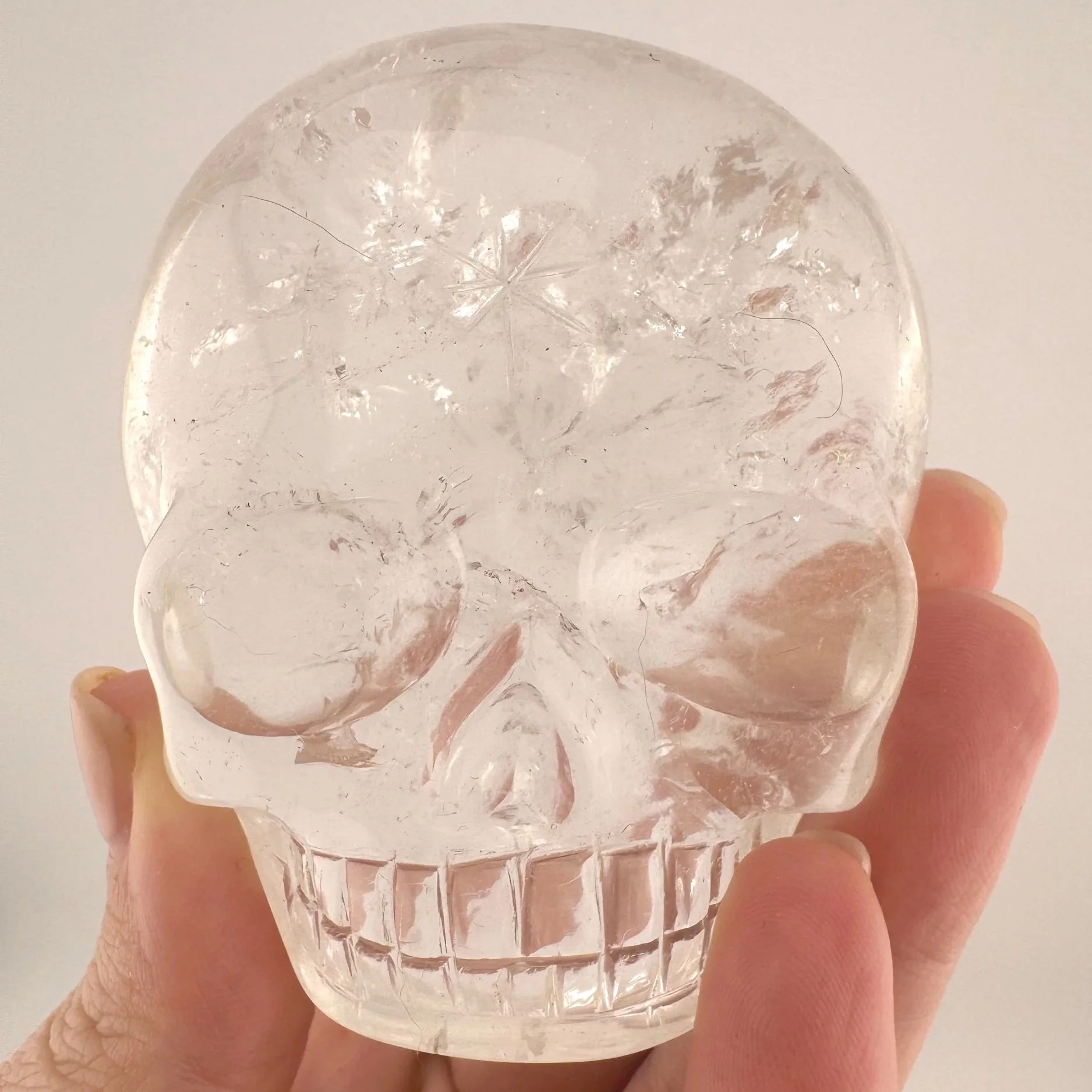 Leandro de Souza Sirius Quartz Magical Child Palm Skull
