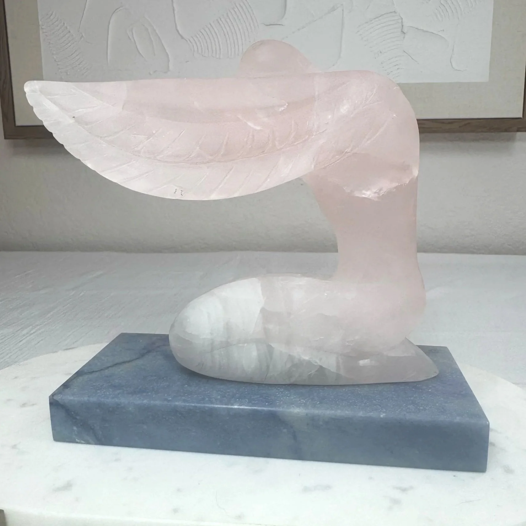 Leandro de Souza Praying Angel Sculpture
